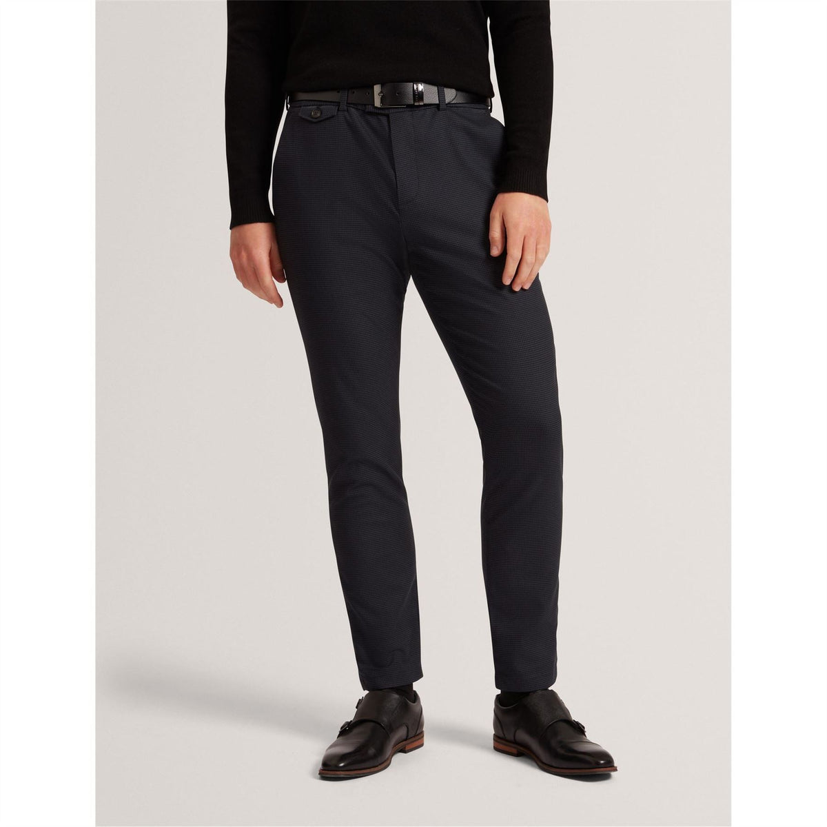 Ted Baker Houndstooth Slim Fit Trousers