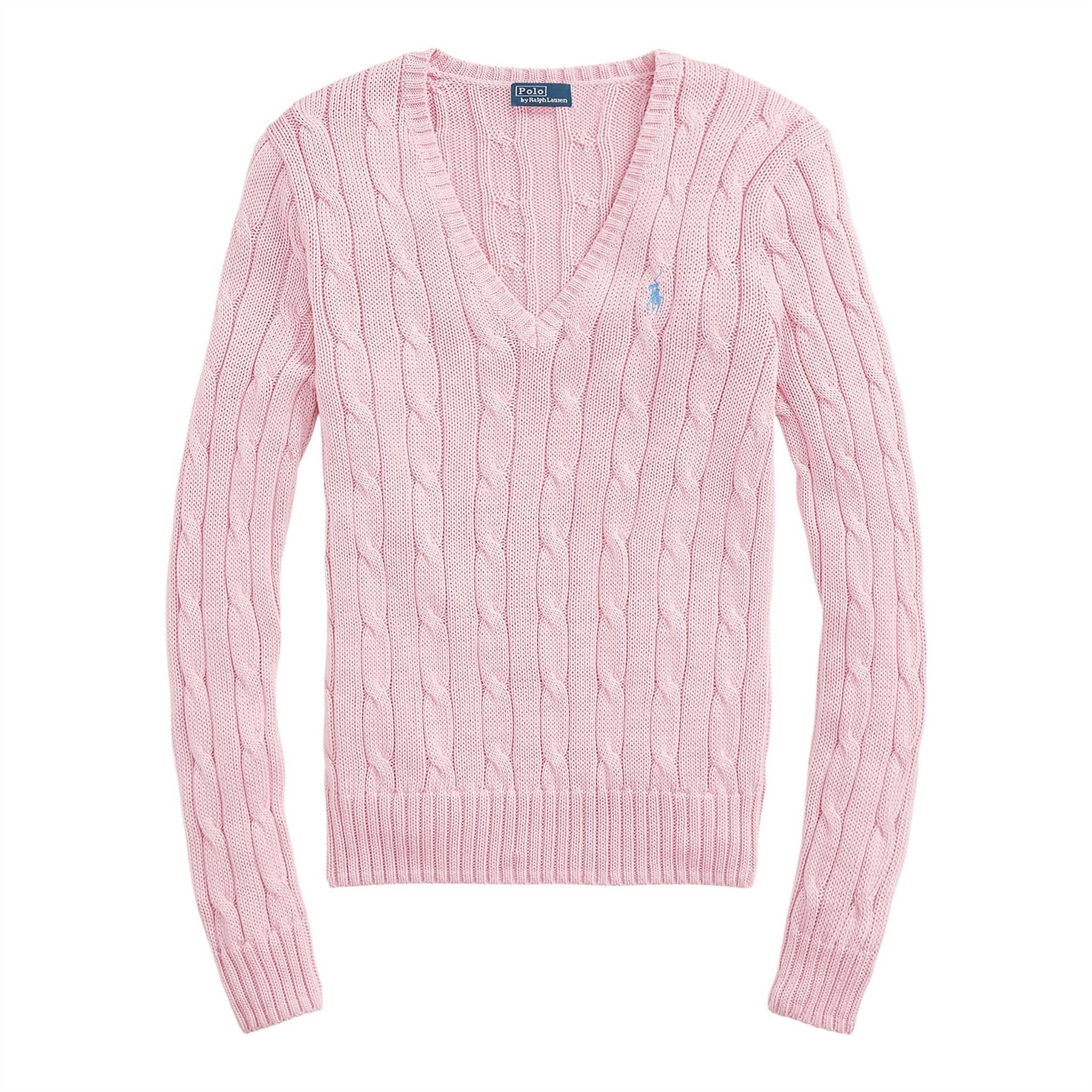 Polo Ralph Lauren Cable Knit V Neck Jumper