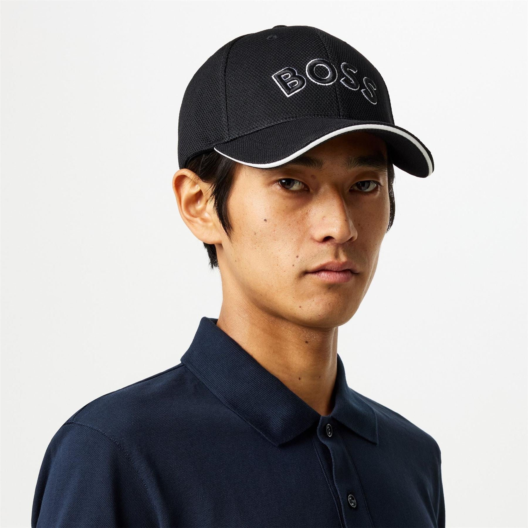 Boss BOSS Embroidered Logo Baseball Cap with Contrast Trim