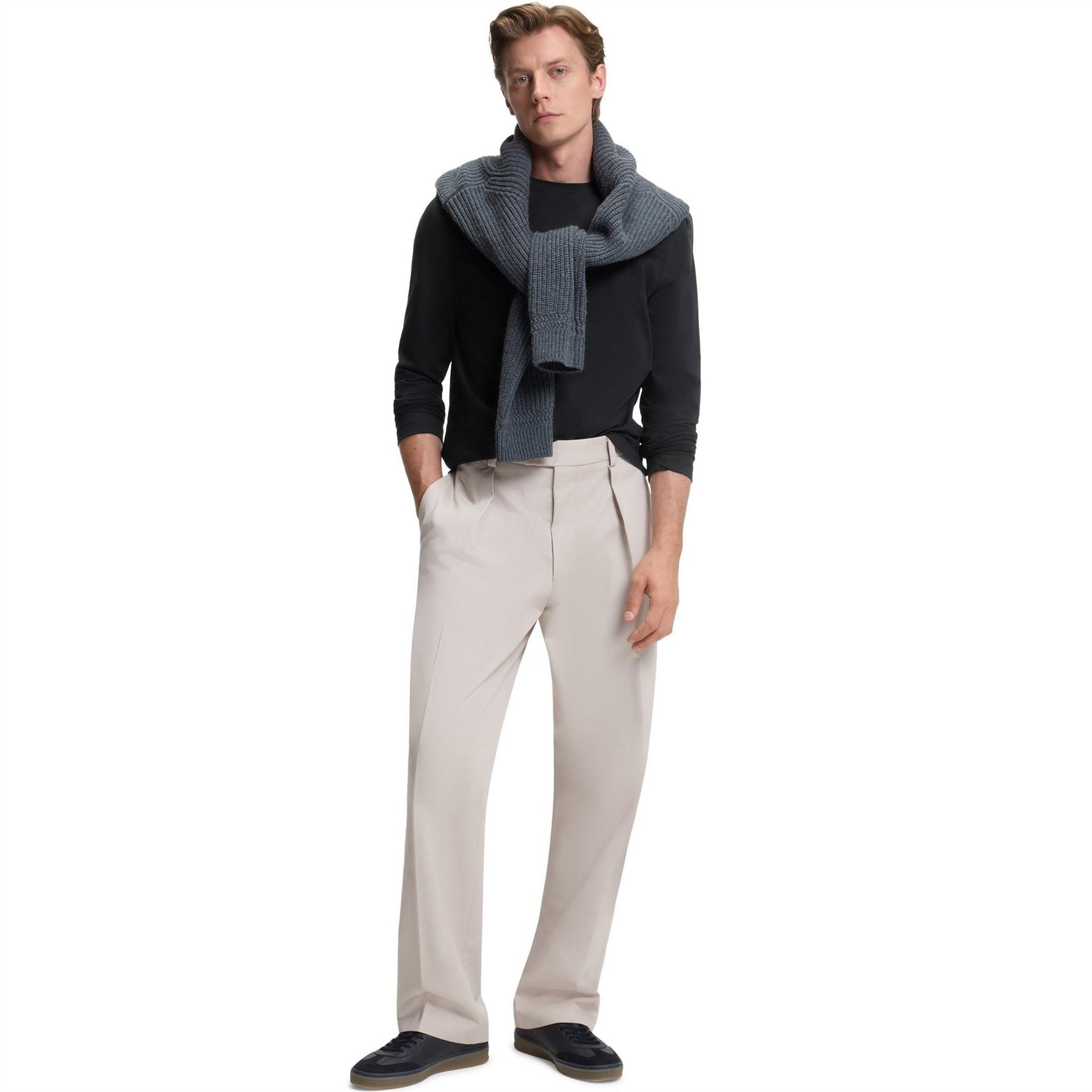 Boss Crew Neck Long Sleeve Regular Fit Sweater
