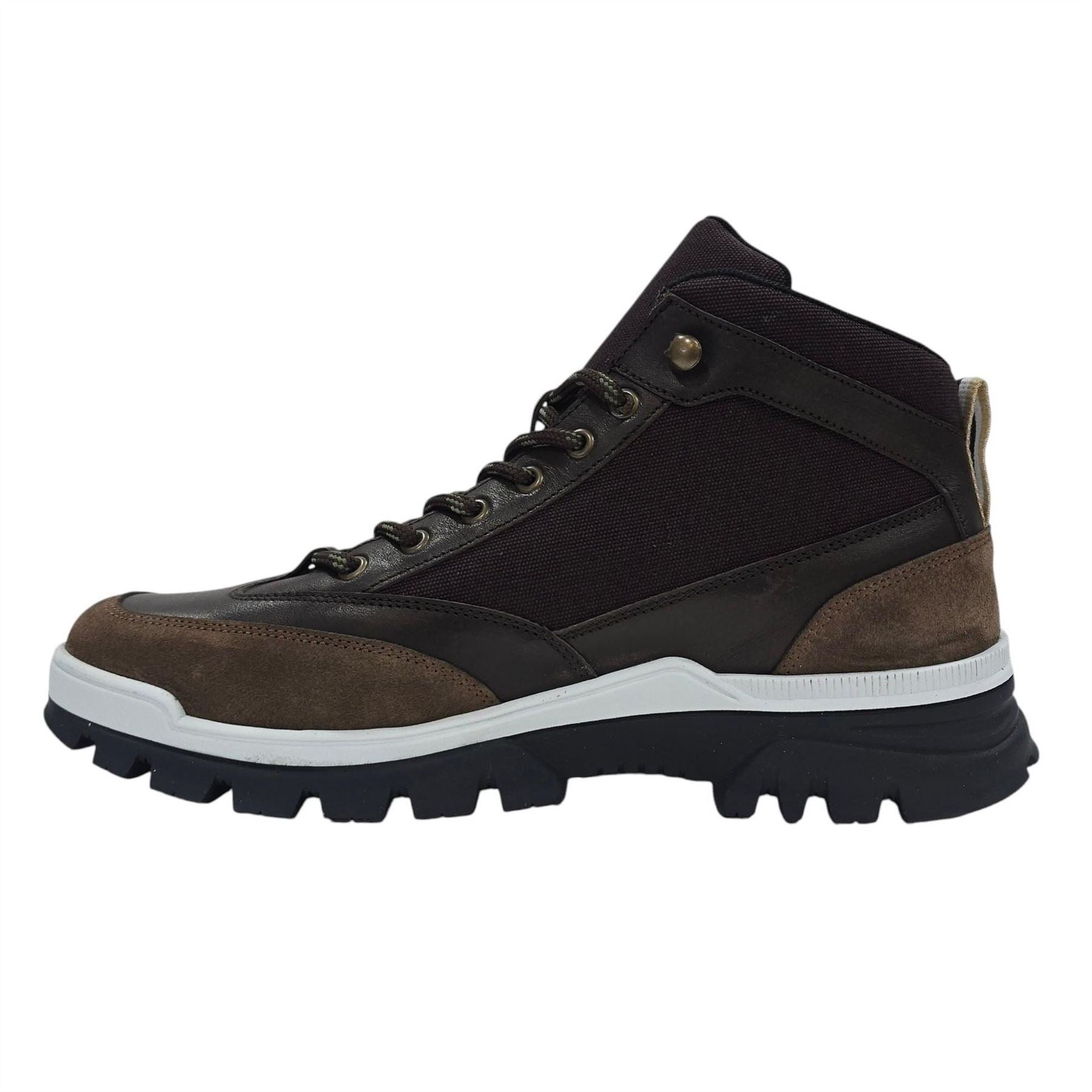 Firetrap Jason Leather Lace Up Hiker Rugged Boots