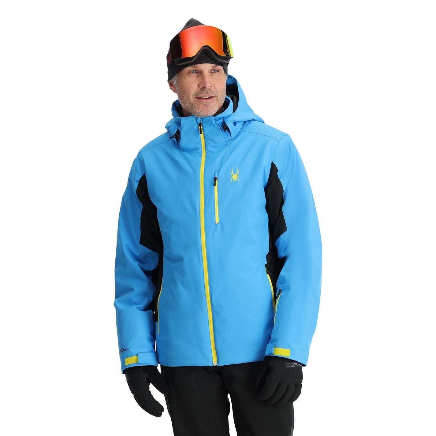Spyder Vertex Hooded Neck Color Block Ski Jacket