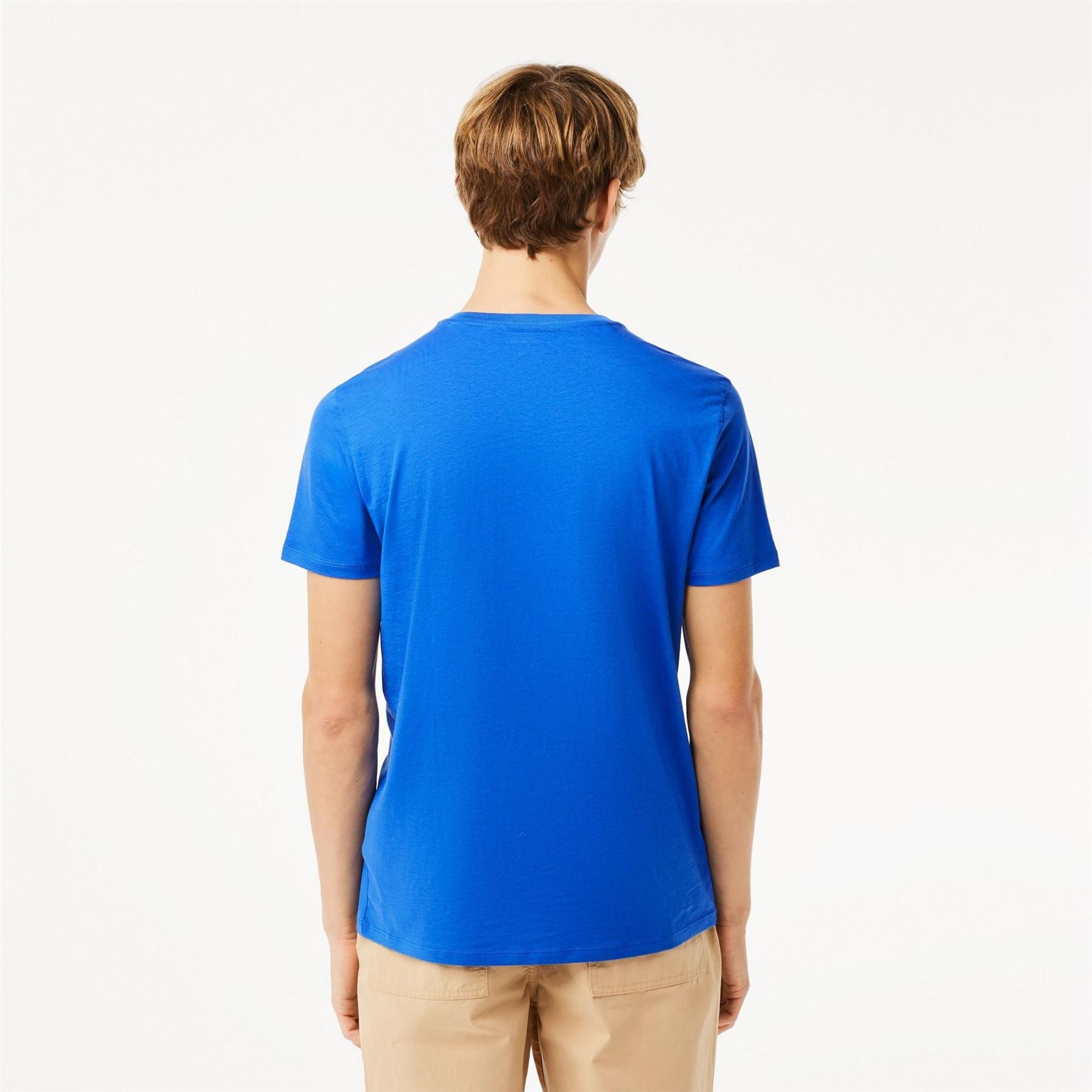 Lacoste Crocodile Print V-Neck Regular Fit T-Shirt