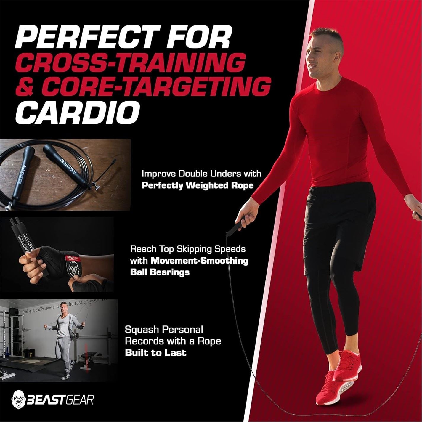 Beast Gear Adults G Rope Skipping Rope