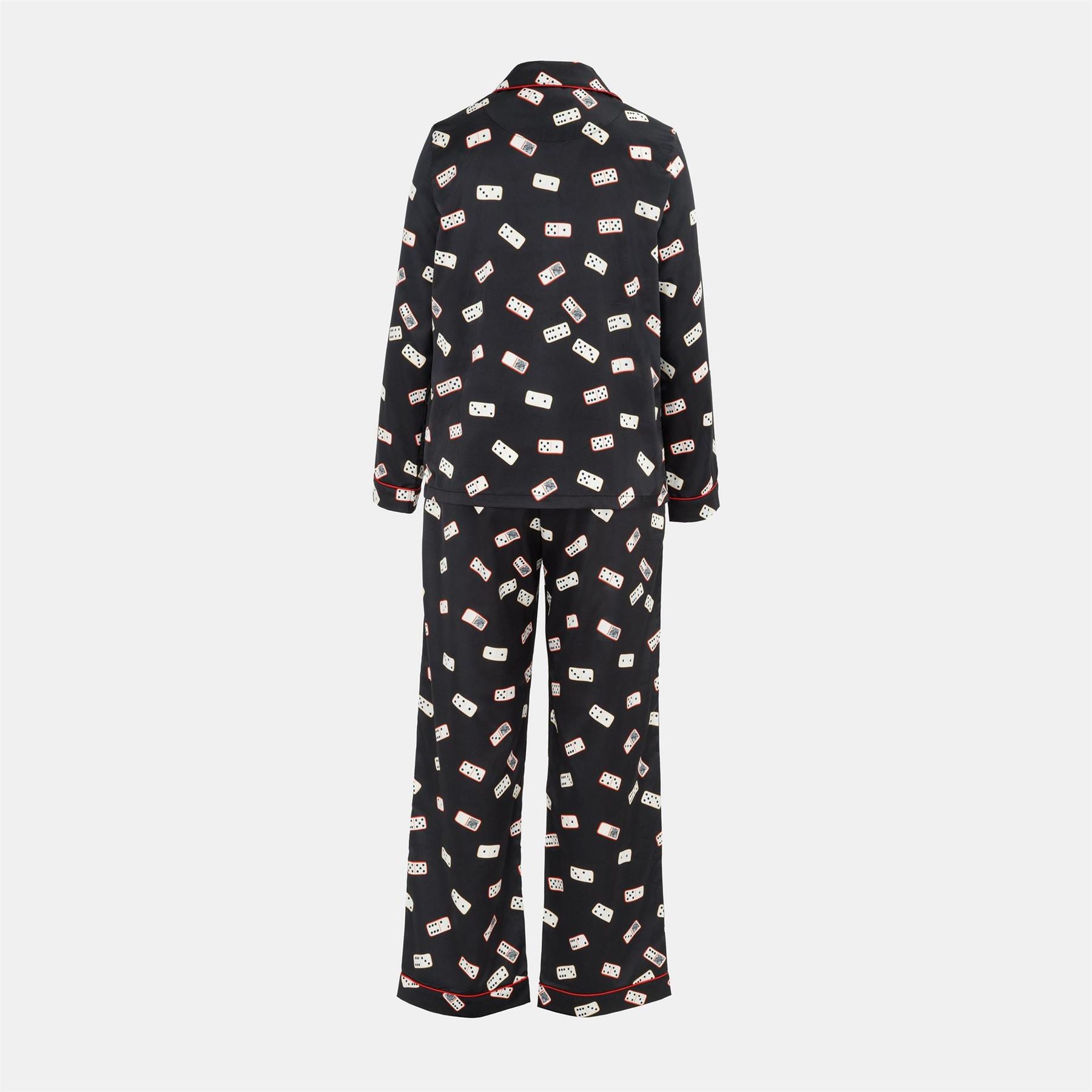 Biba Rever Collared Neck Long Sleeve Pyjama Set
