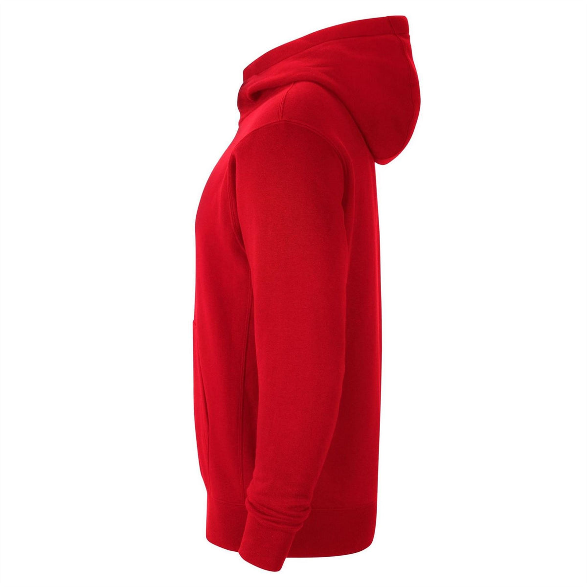 Nike Hooded Ribbed Cuff Solid Jacket with Front Zipper Pocket