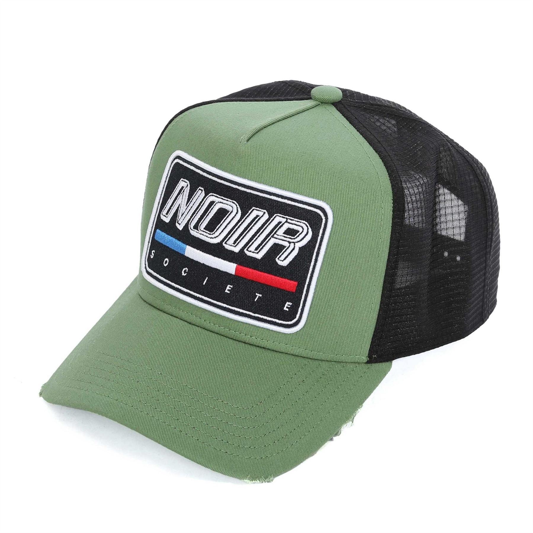 Societe Noir Paris Lettering Trucker Cap