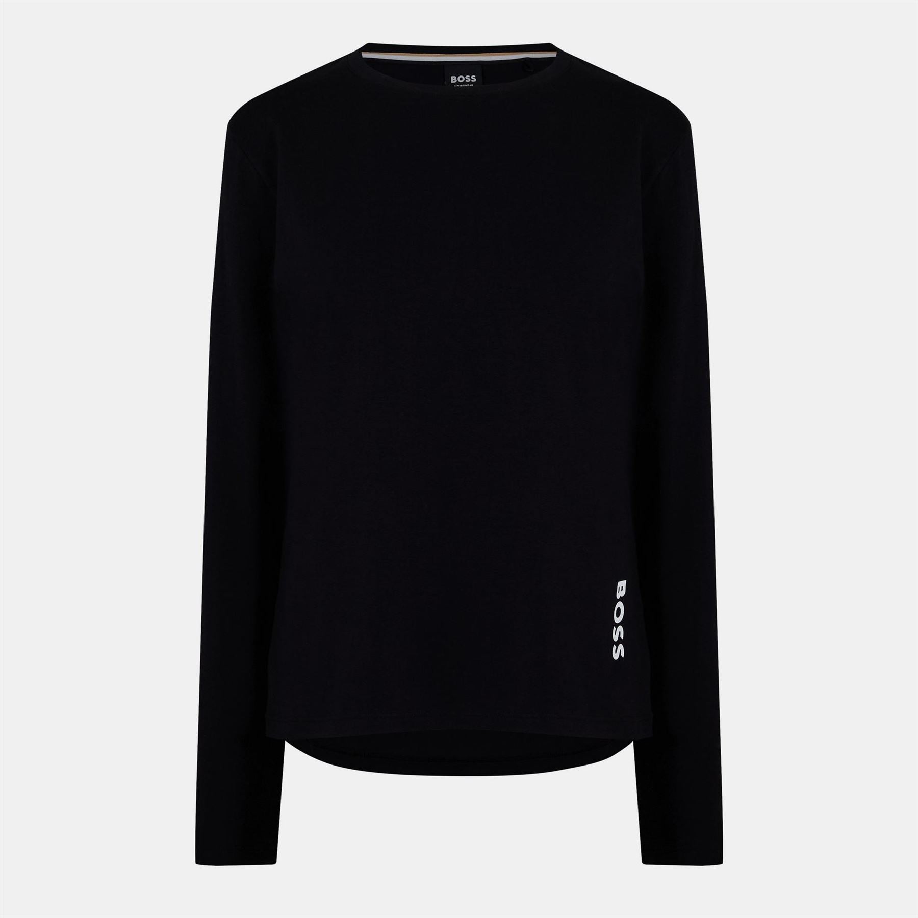 Boss Crew Neck Long Sleeve Relaxed Fit Pyjama Set