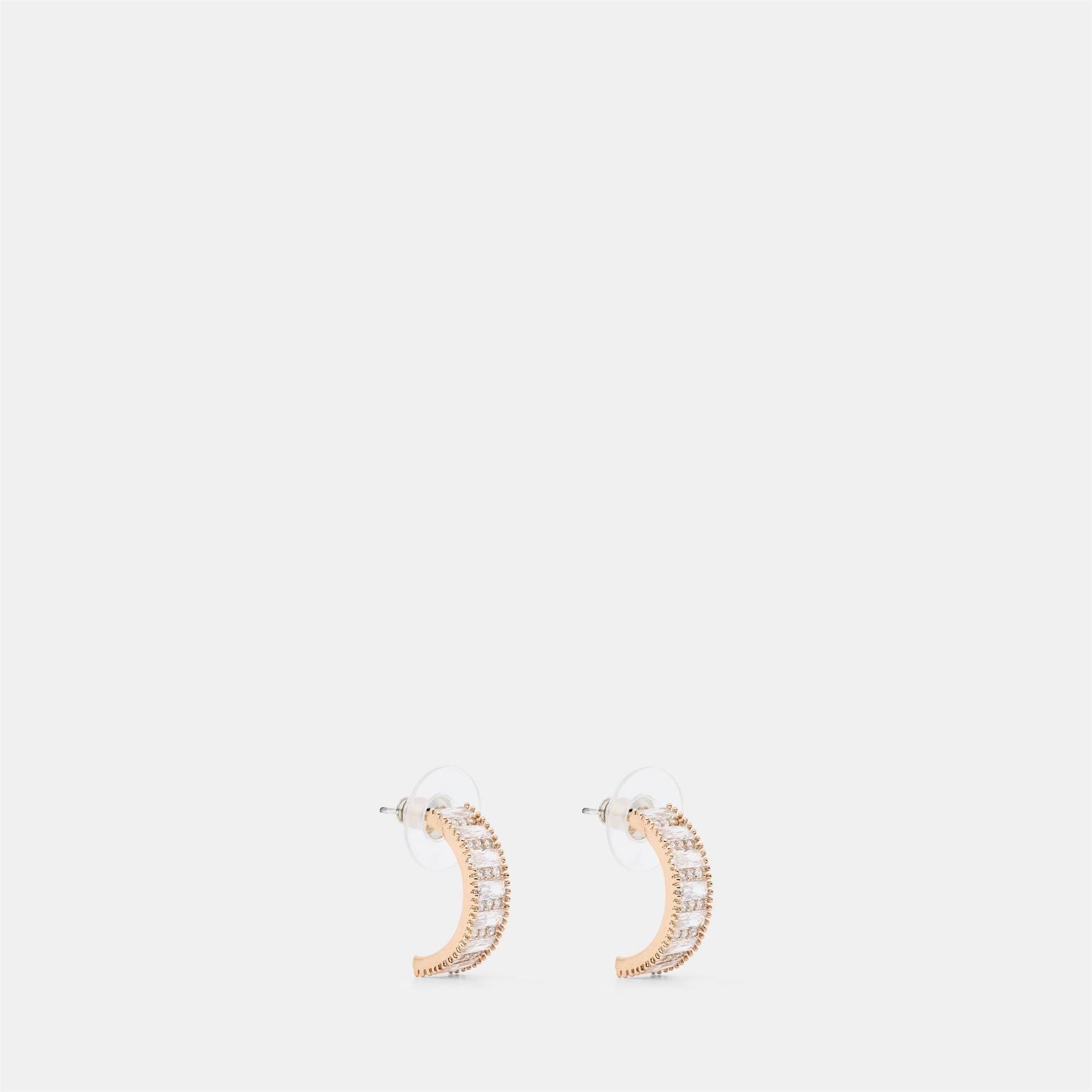 Mason Knight Yager Baugette Hoop Earring
