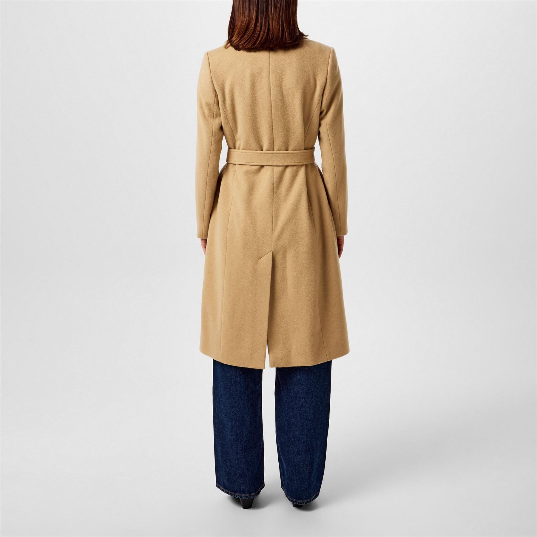 Barbour Wool Trench Coat