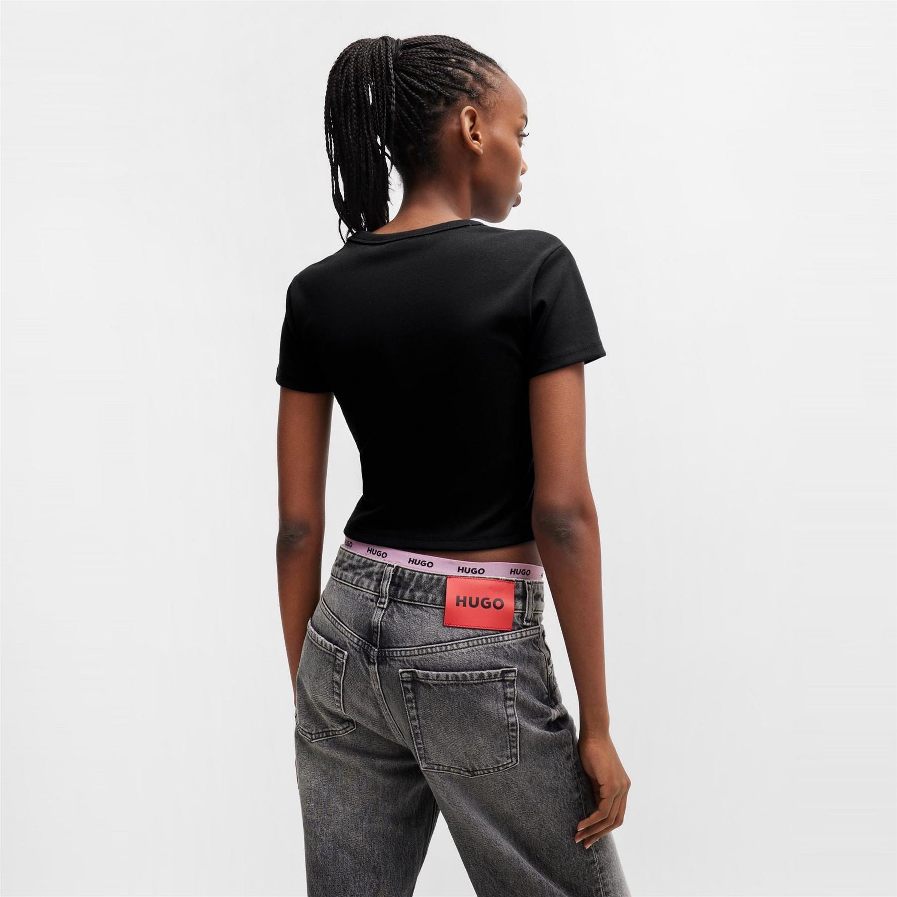 Hugo Delanor Cropped T-Shirt