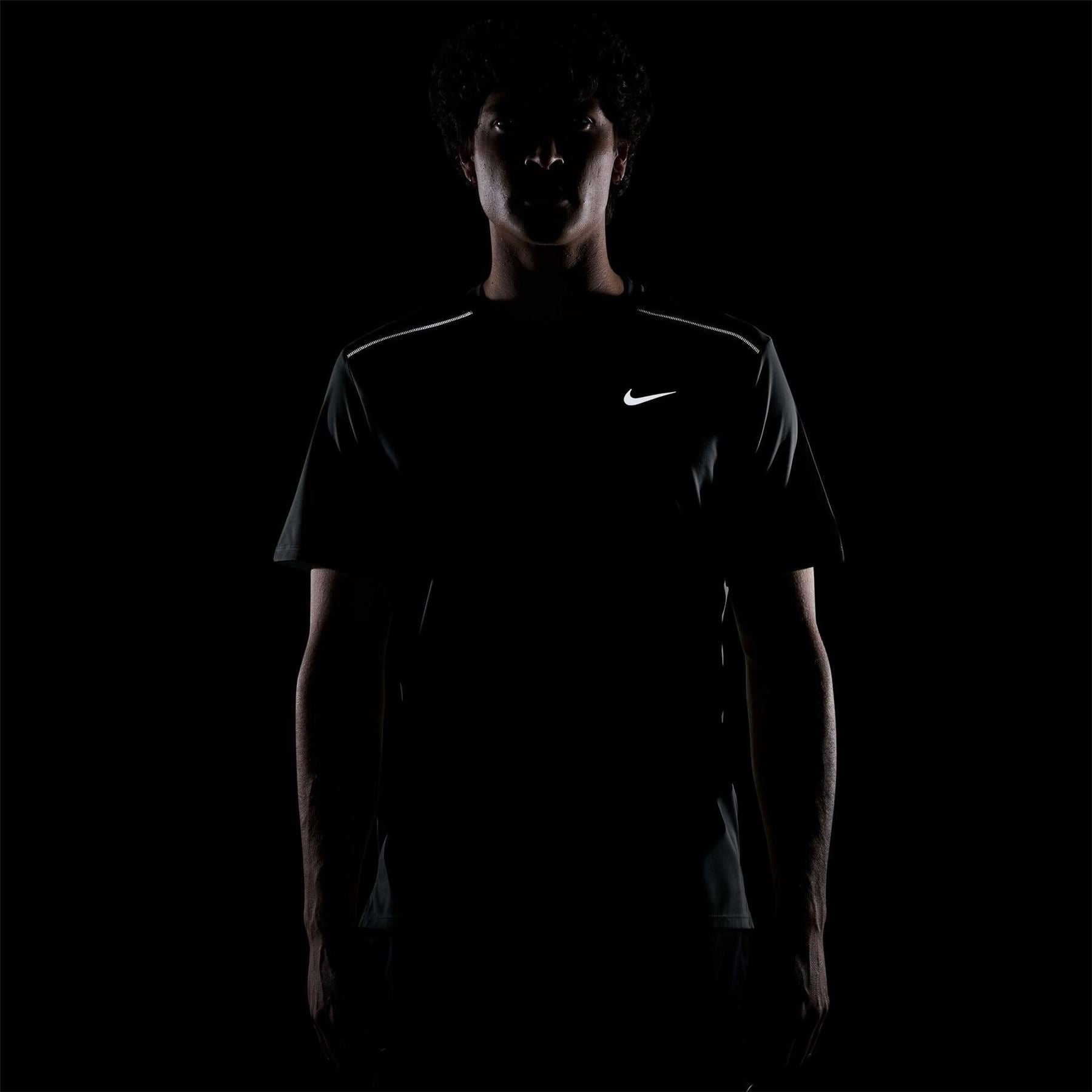 Nike Mens Drifit Miler Running Top