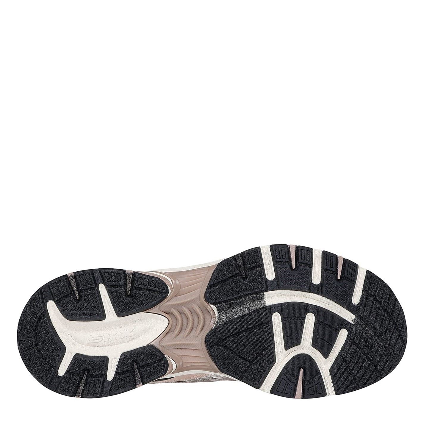 Skechers Womens Metallic Overlay Mesh Lace Up Slip  Slip On Trainers