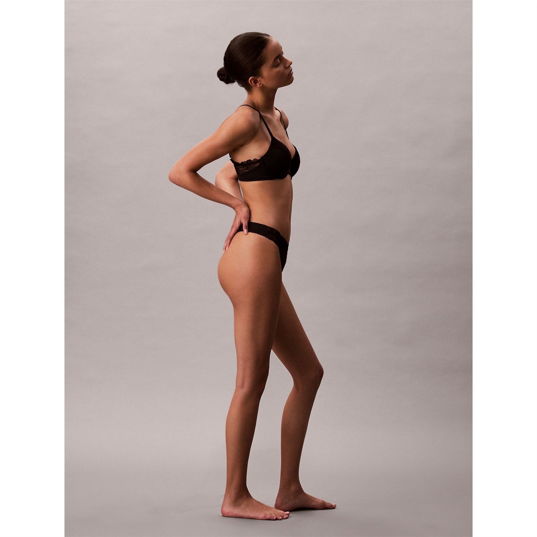 Calvin Klein Floral Patterned High Leg Thong