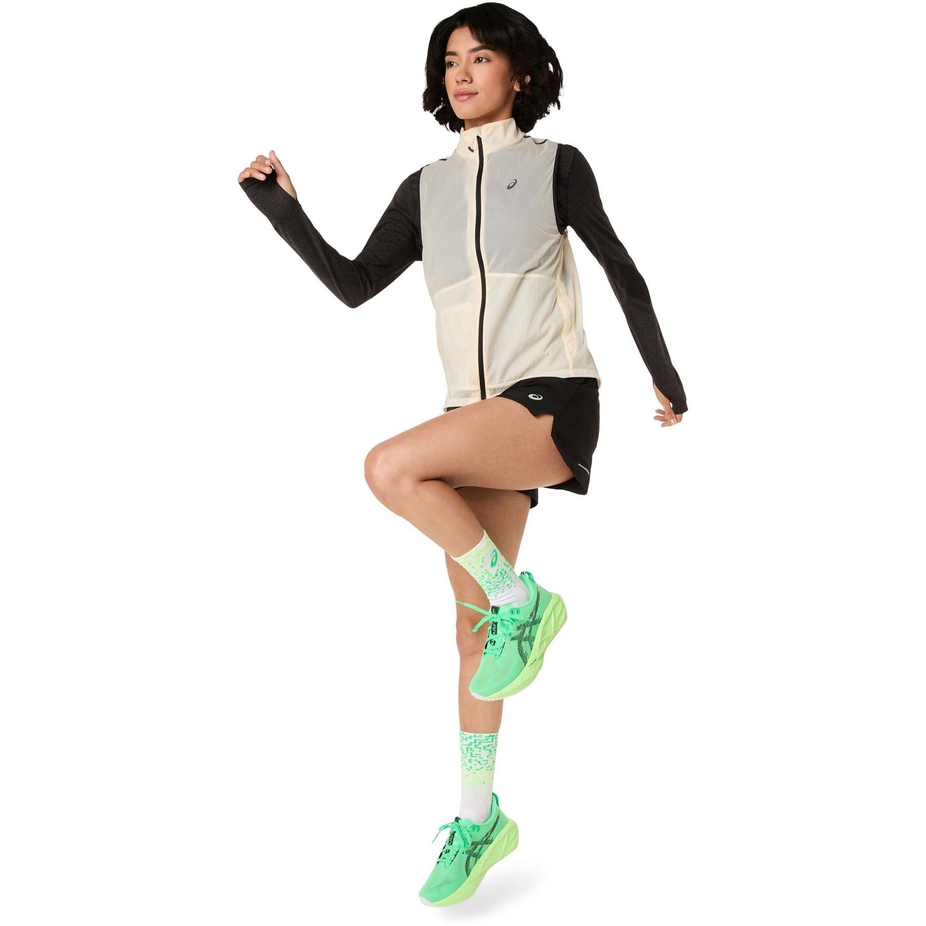 Asics Womens Metarun Packable Gilet Running Jacket