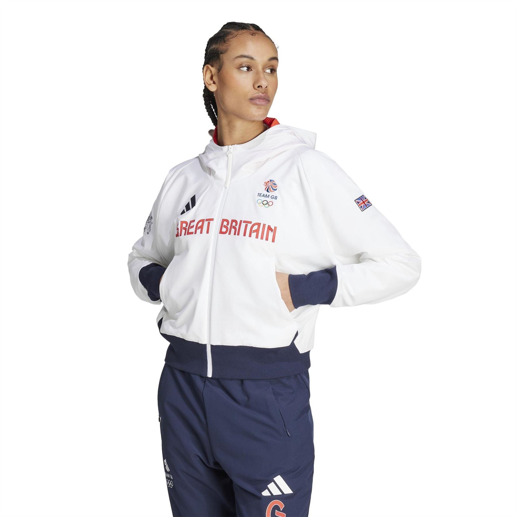 adidas Womens Team Gb Pojacket W Training Jacket