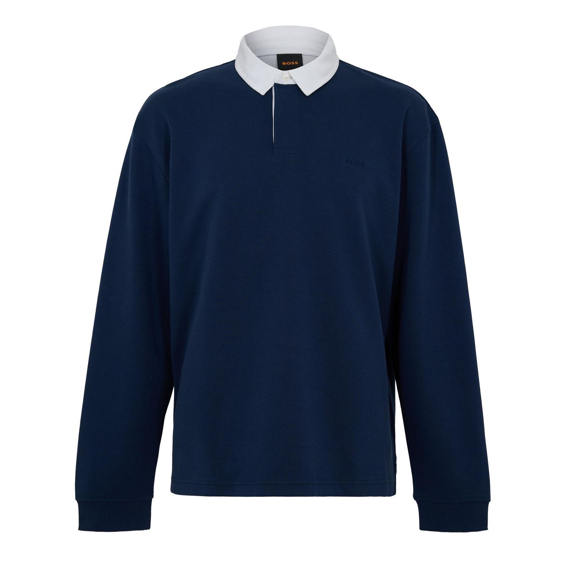Boss BOSS ORANGE Exis Long Sleeve Rugby Shirt