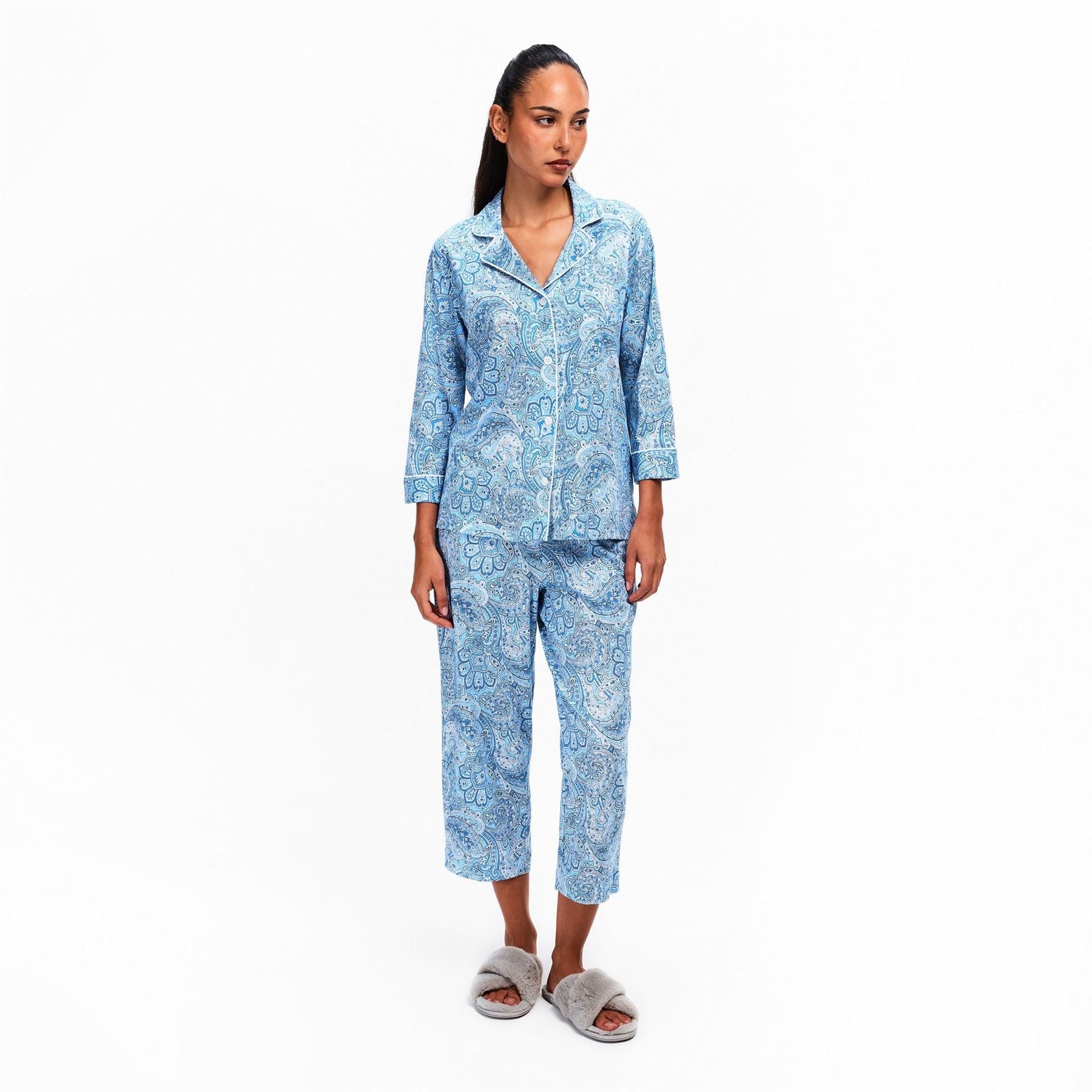 Lauren by Ralph Lauren Three Quarterslv Notch Co Ld63