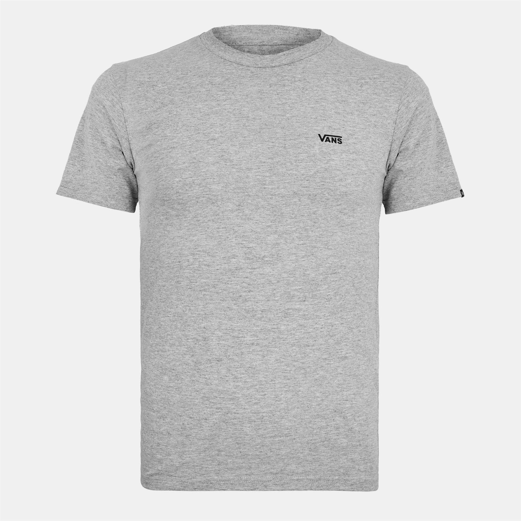 Vans Left Chest Logo Print Regular Fit Crew Neck Short Sleeve T-Shirt