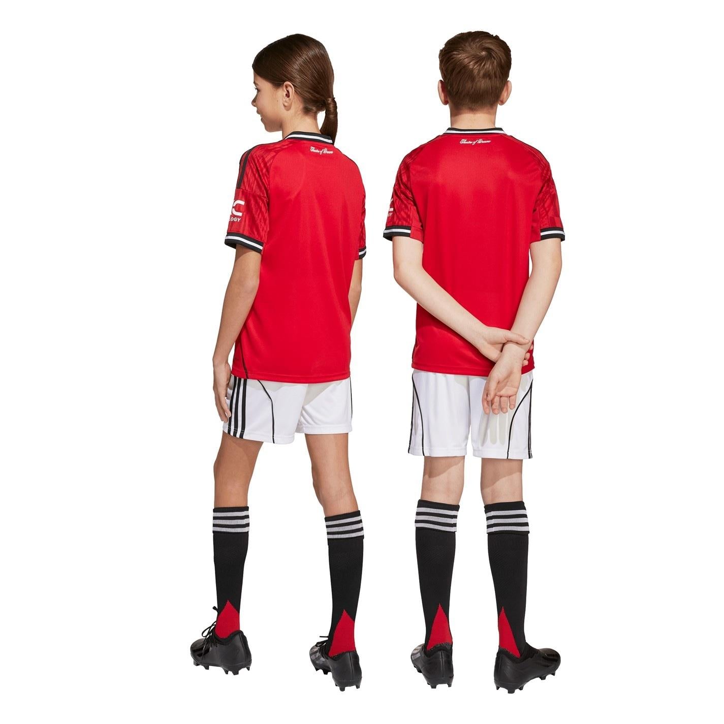 adidas Manchester United Home Shorts 2025 2026 Juniors