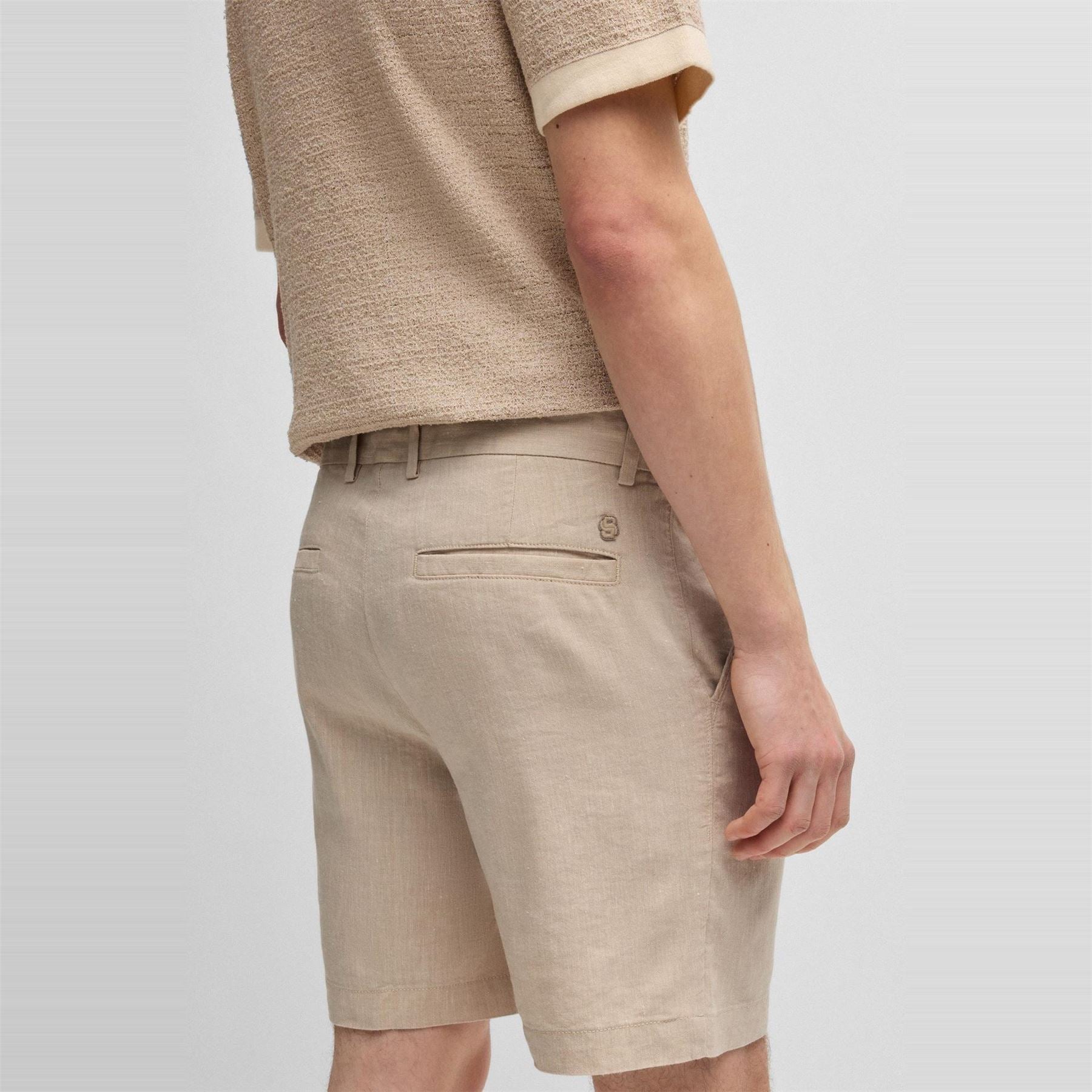 Boss Lightweight Mid Length Chino Shorts