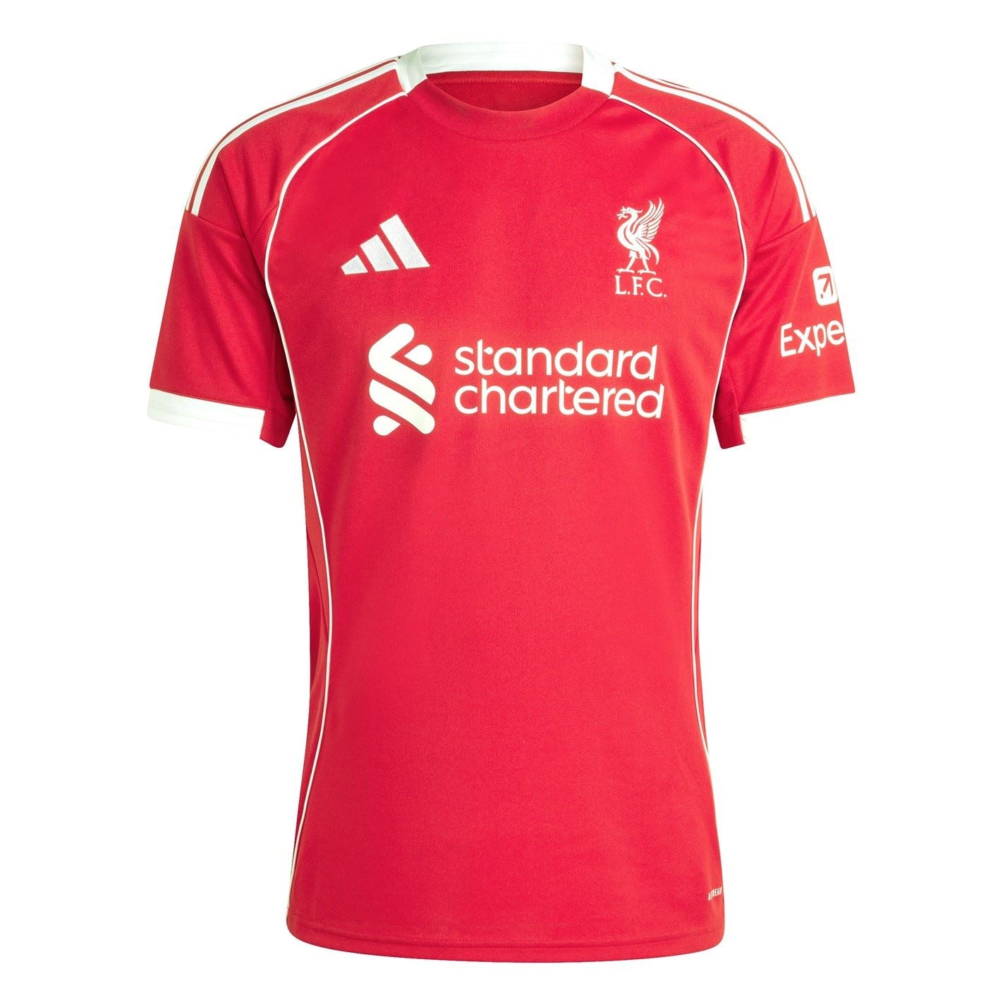 adidas Liverpool Home Shirt 2025 2026 Adults
