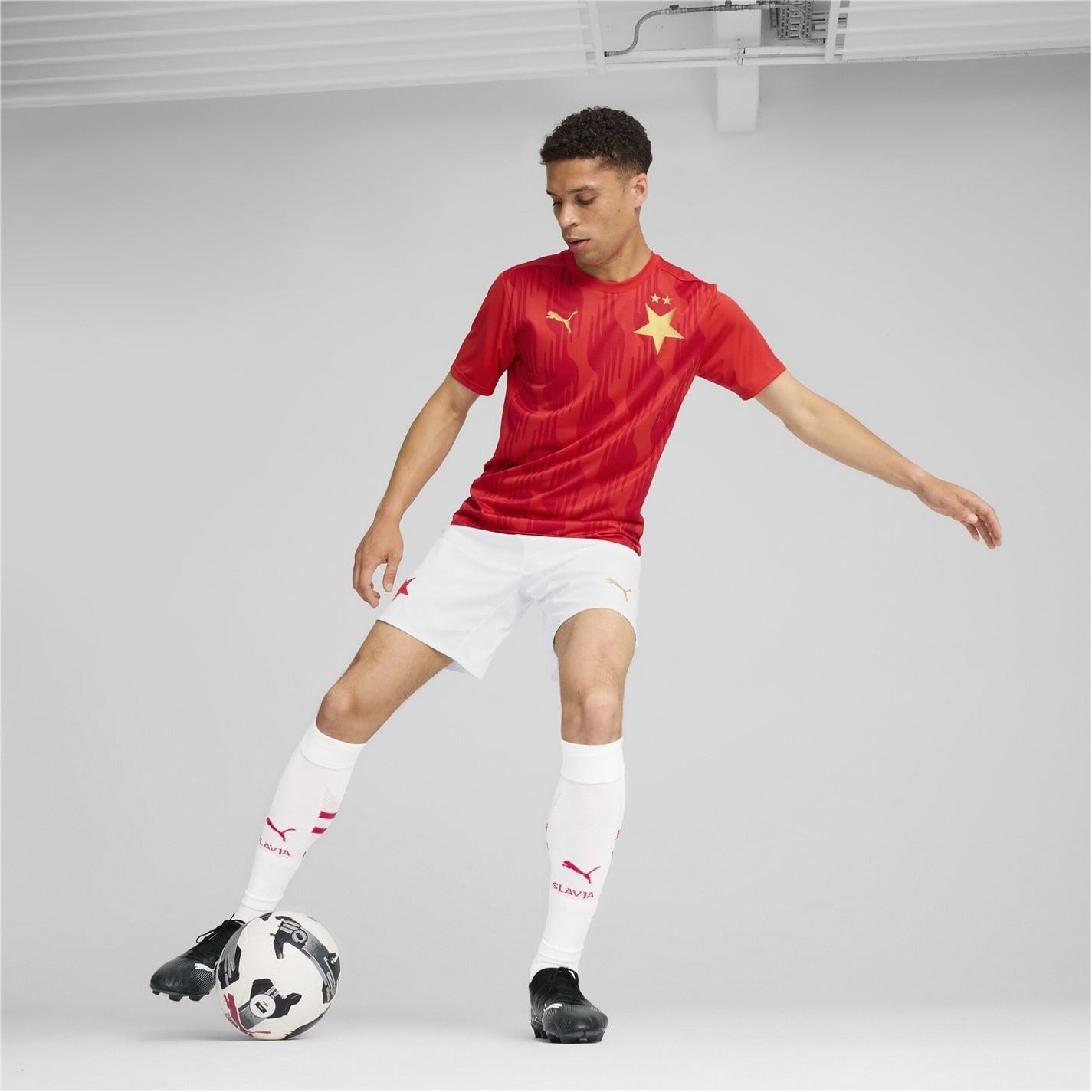 Puma Slavia Prague Pre Match Shirt 2024 2025 Adults