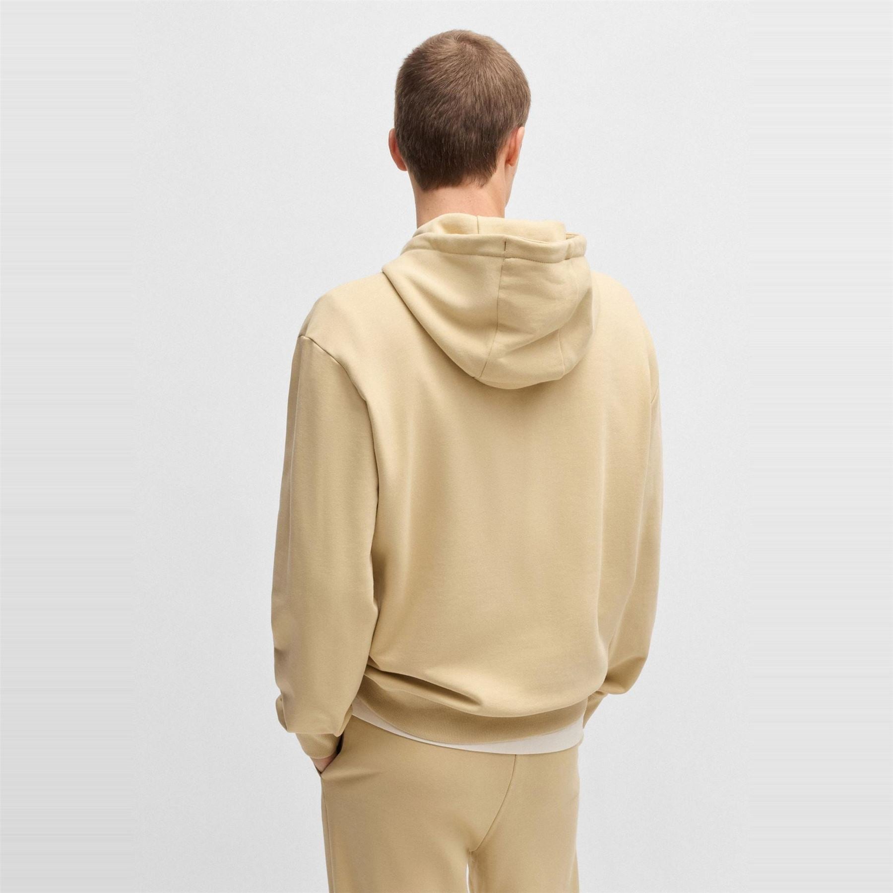 Hugo Hooded Relaxed Fit Long Sleeve Sweatshirt