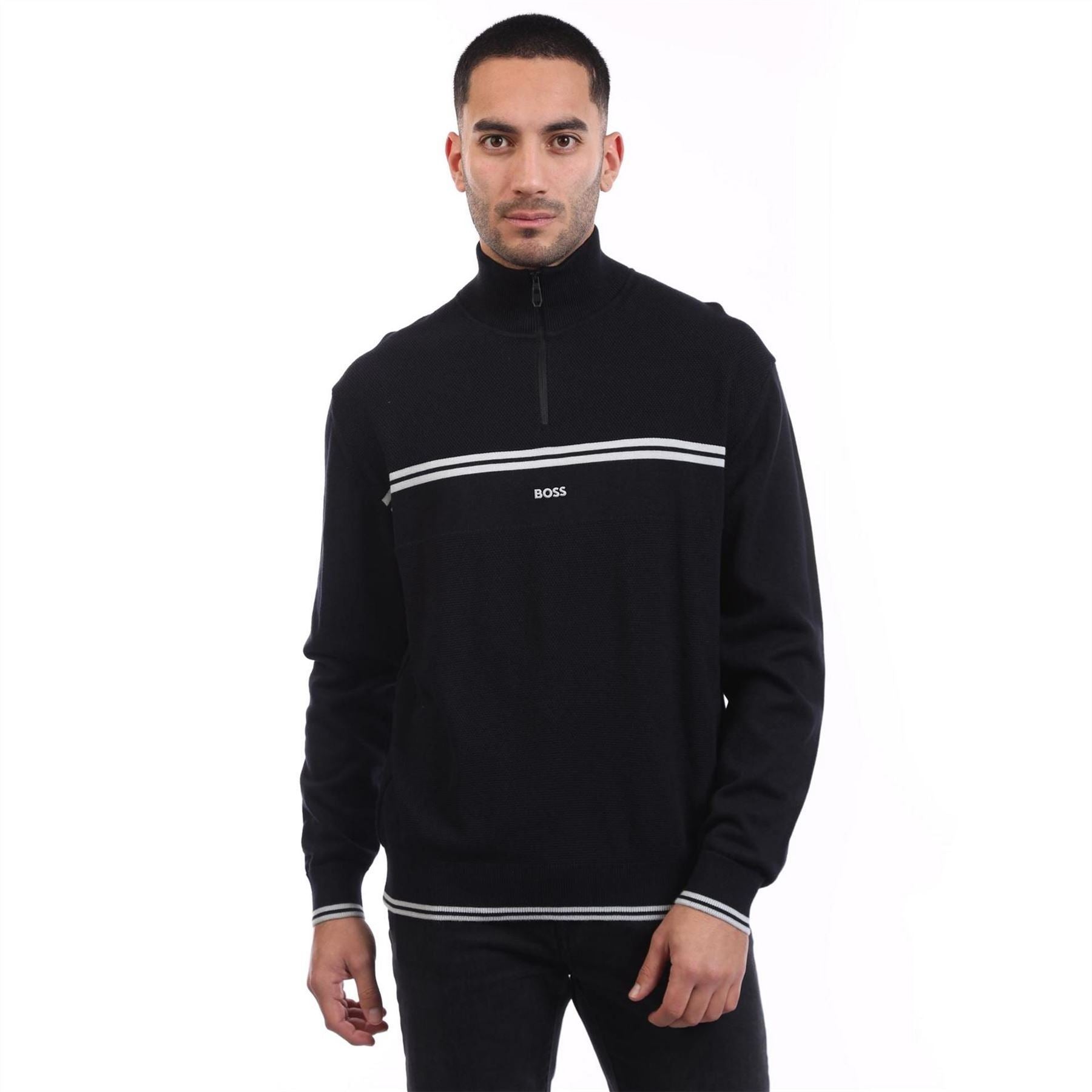 Boss Zone Quarter Zip Sweater