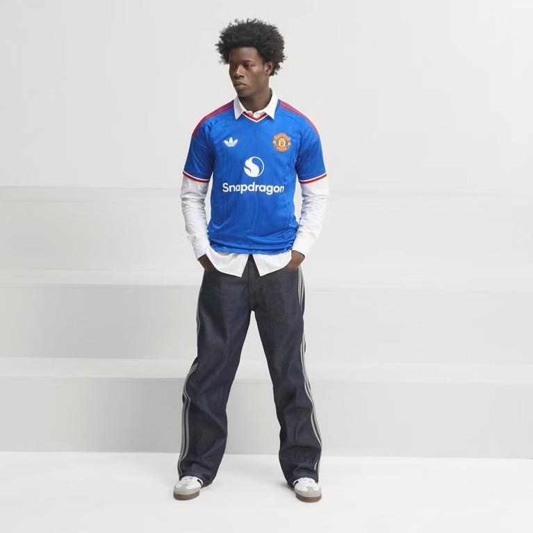 adidas Mens United Authentic Away Shirt 2026 27