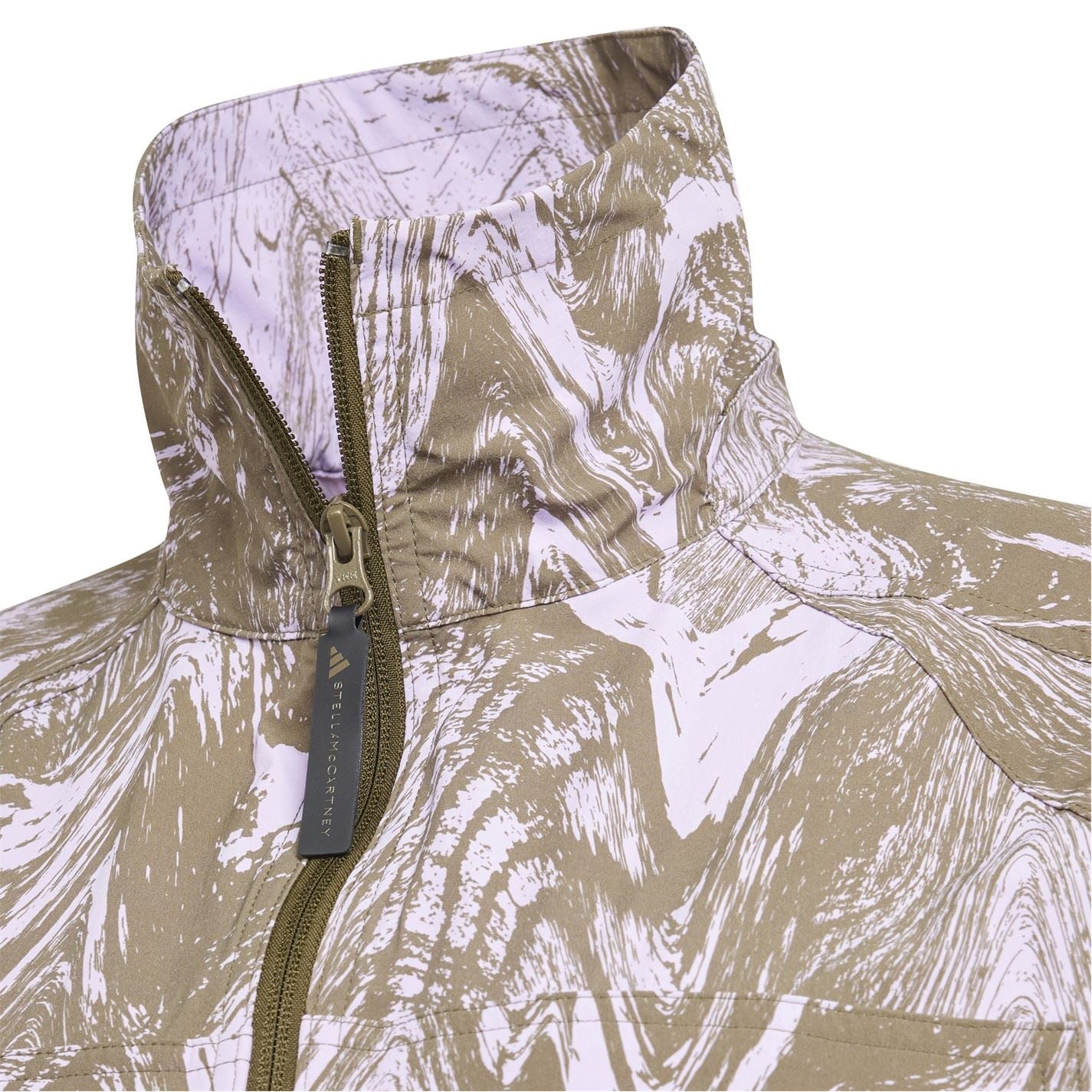 adidas Marble Patterned Full Zipper Track Jacket