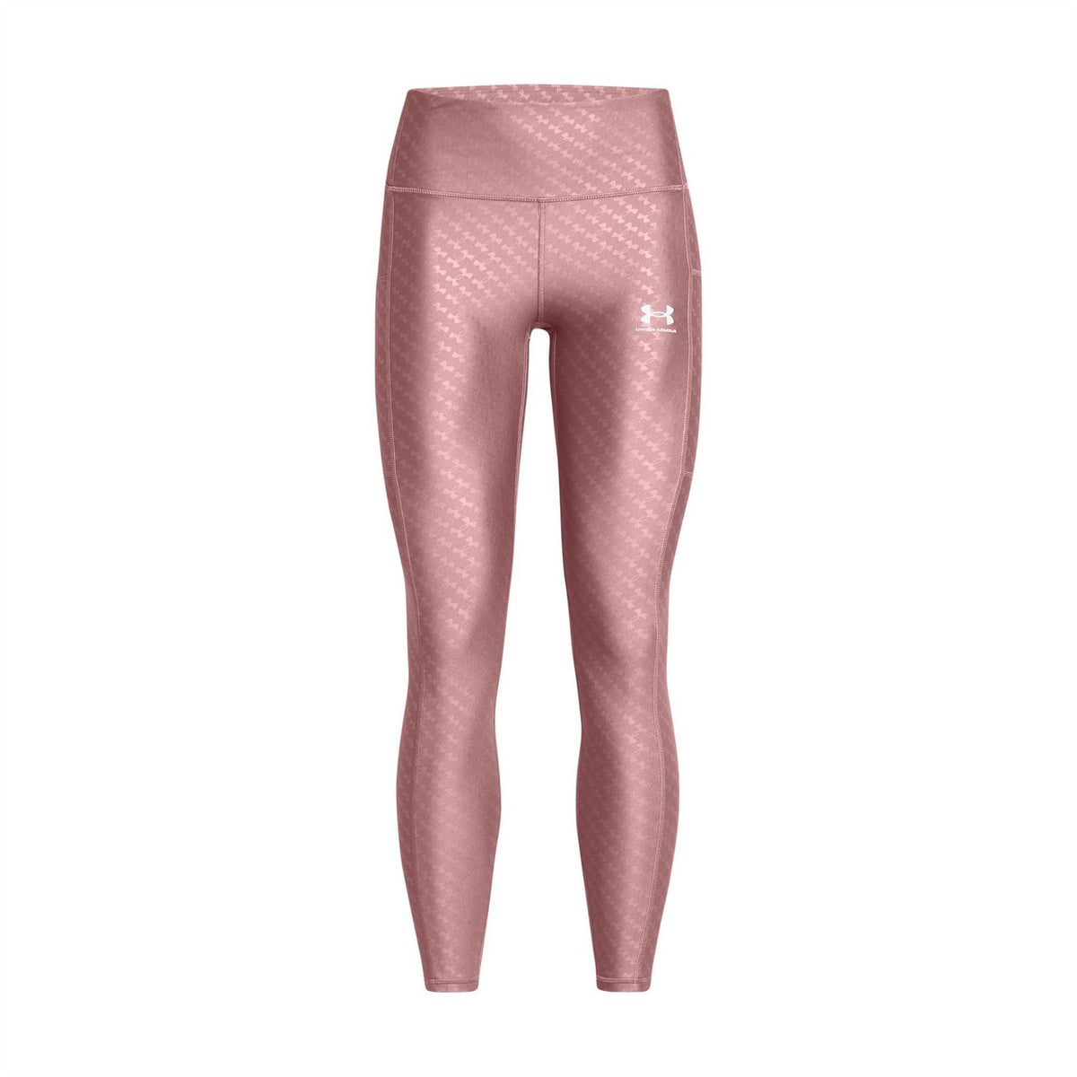 Under Armour Emboss Heatgear Compression Fit High Waisted Leggings