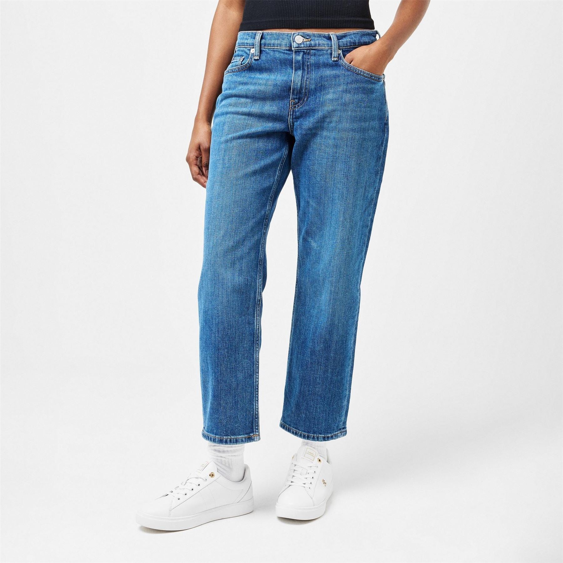 Tommy Hilfiger Five Pocket Straight Leg Jeans