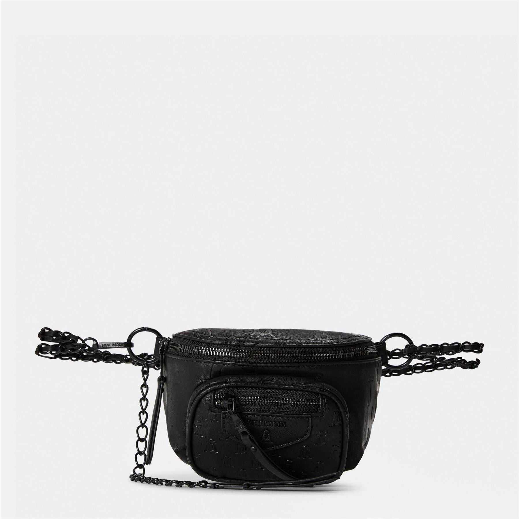 Steve Madden Bminimum Oval Shape Fanny Pack with Chain