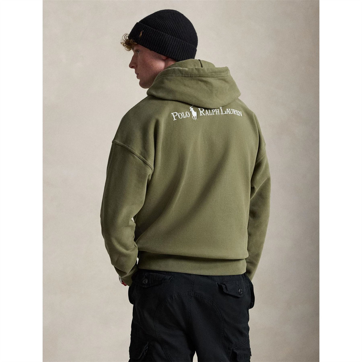 Polo Ralph Lauren Back Print Over The Head Oversized Fit Hoodie