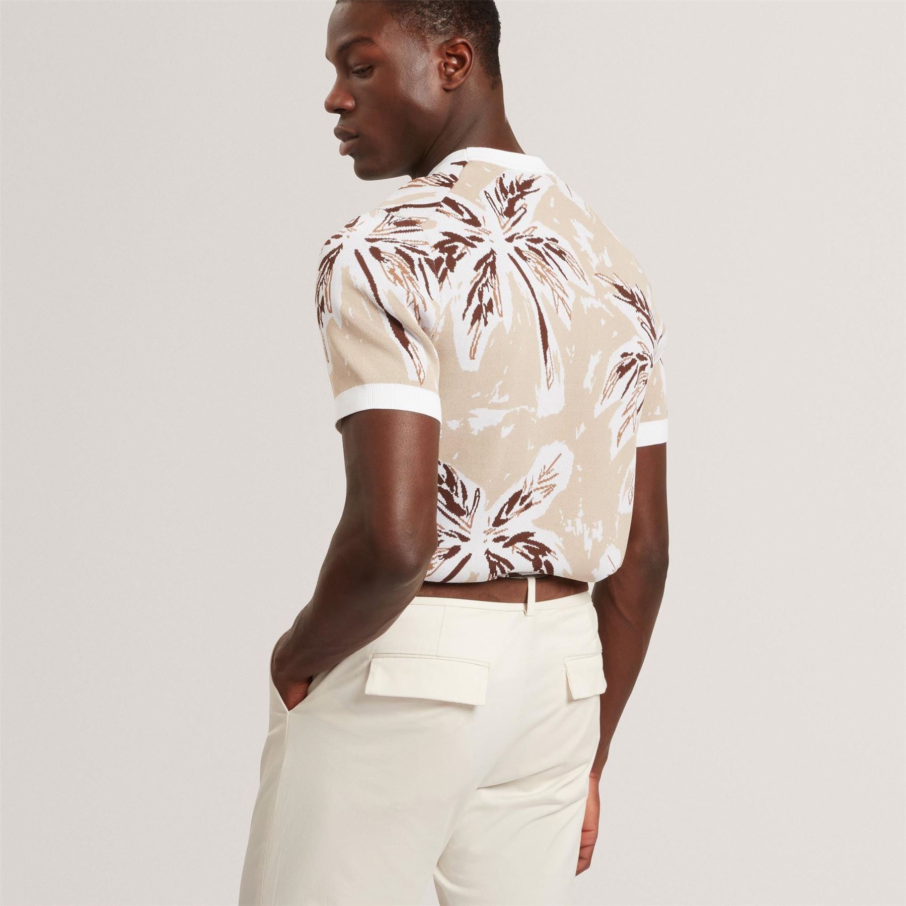 Ted Baker SS Knit Leaf T Sn62