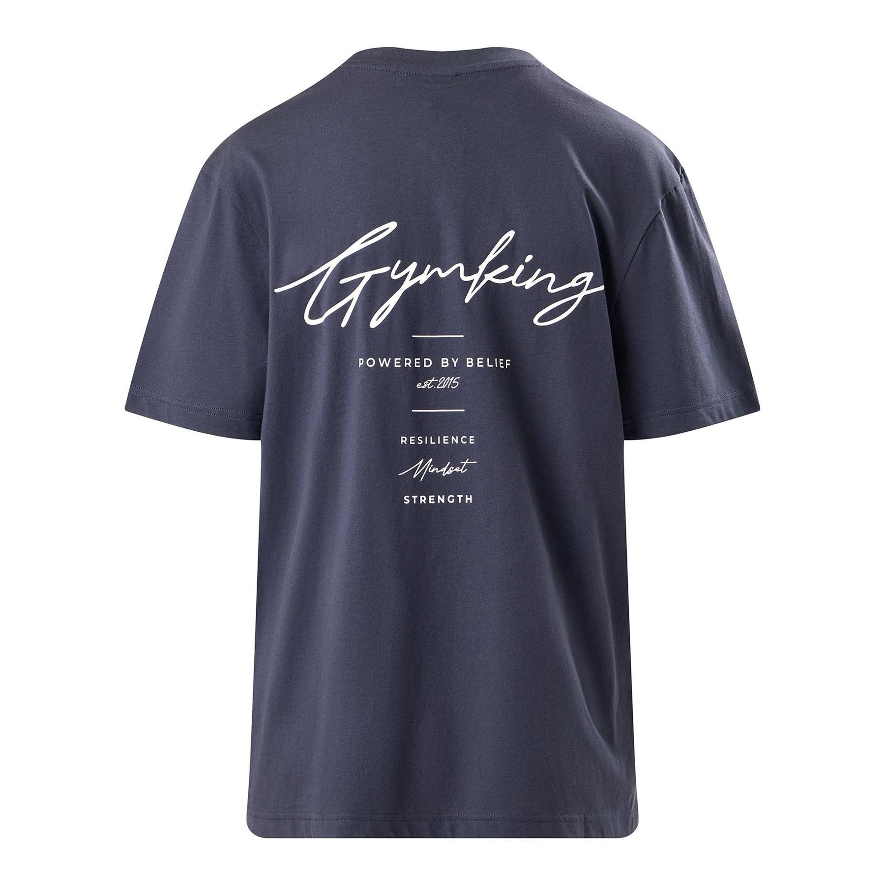 Gym King Signature Print Crew Neck Boyfriend T-Shirt