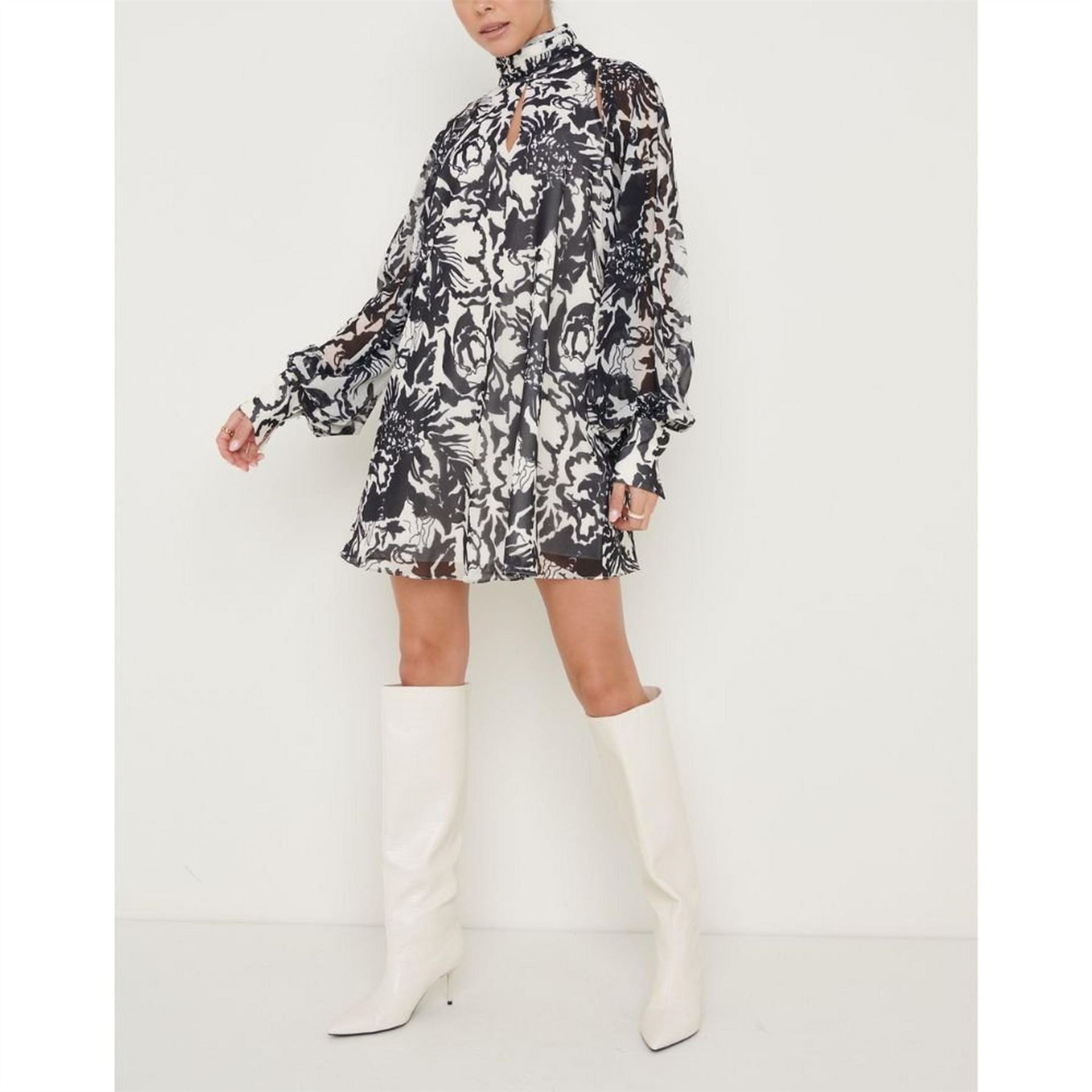Pretty Lavish P Romy Chiffon Mini Dress