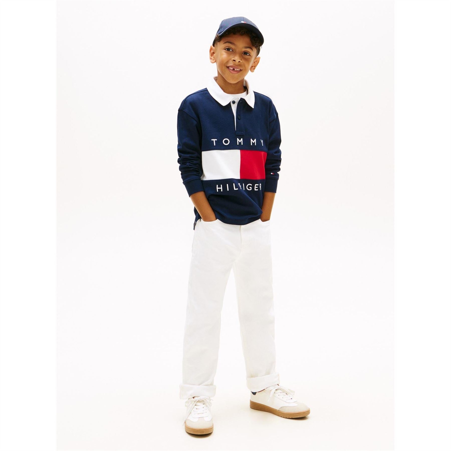Tommy Hilfiger Heritage Collared Long Sleeve Polo Shirt