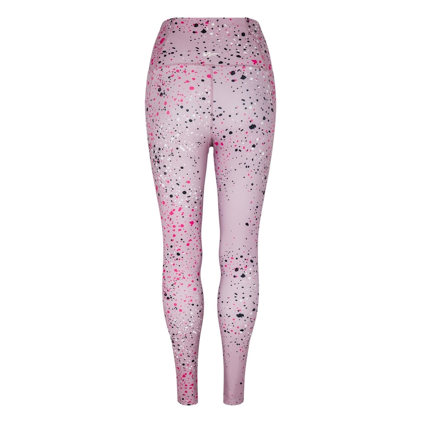Reebok Womens Lux 2.0 Speckle Modern Safari Leggings Gym Legging