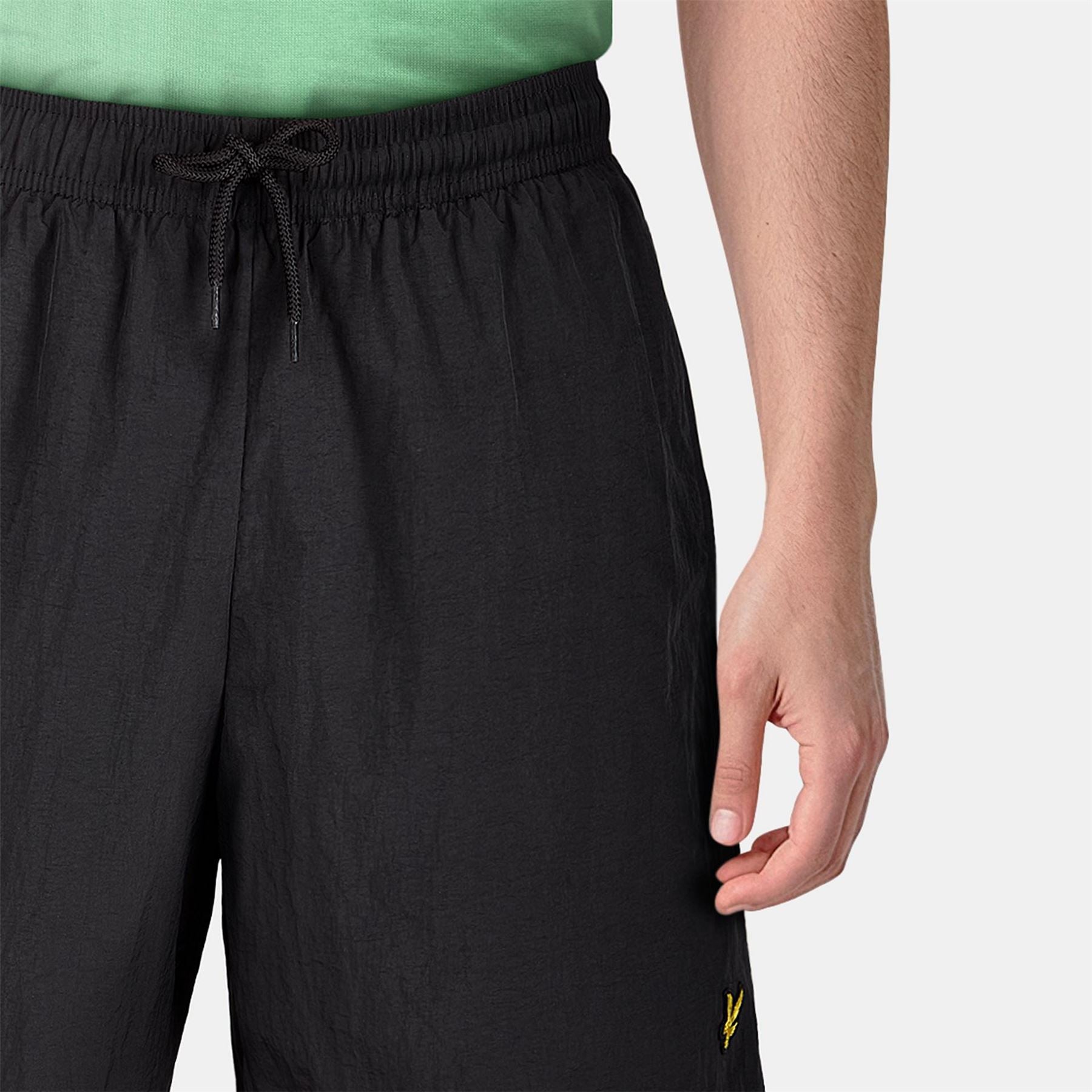 Lyle and Scott Plain Swimming Logo Print Shorts