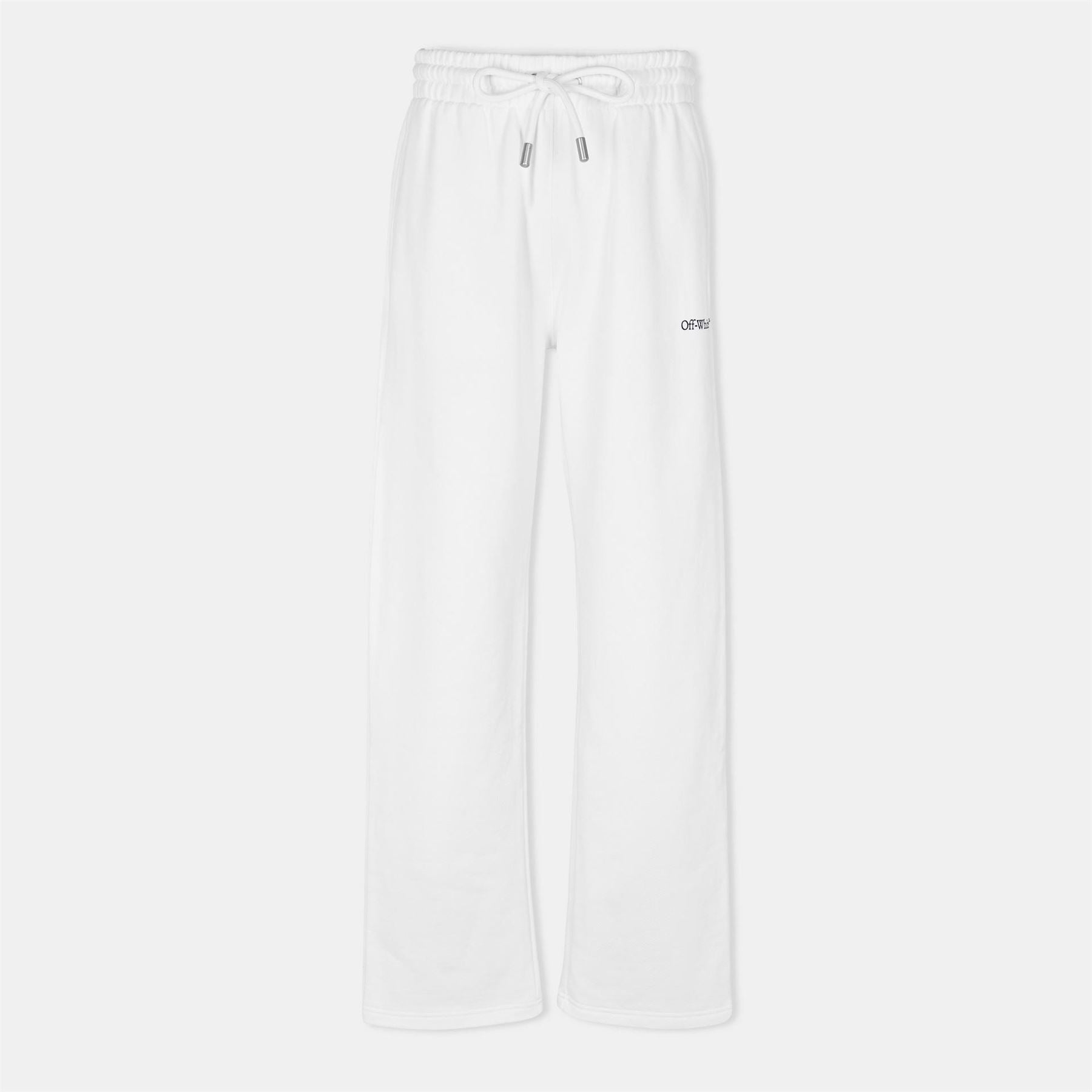 Off White Arrow Solid Patterned Straight Sweatpants