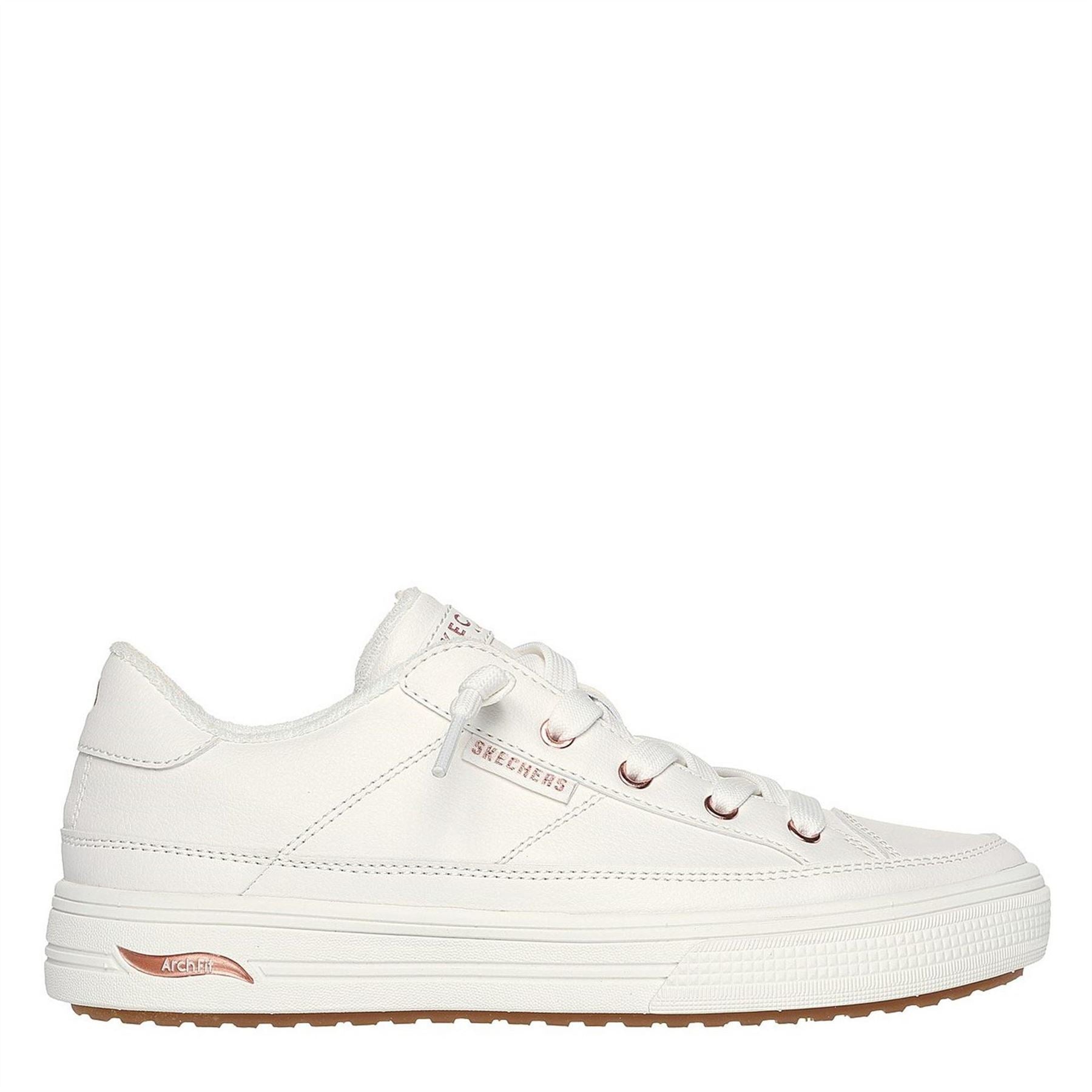 Skechers Womens Arch Fit Arcade   On My Way Low Top Trainers