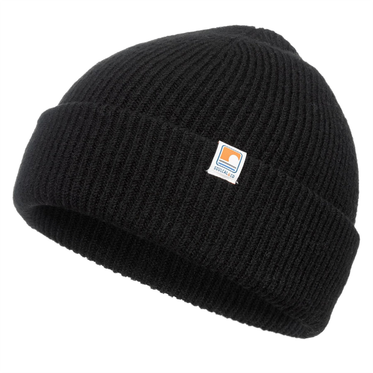 SoulCal Logo Print Adjustable Cuff Beanie