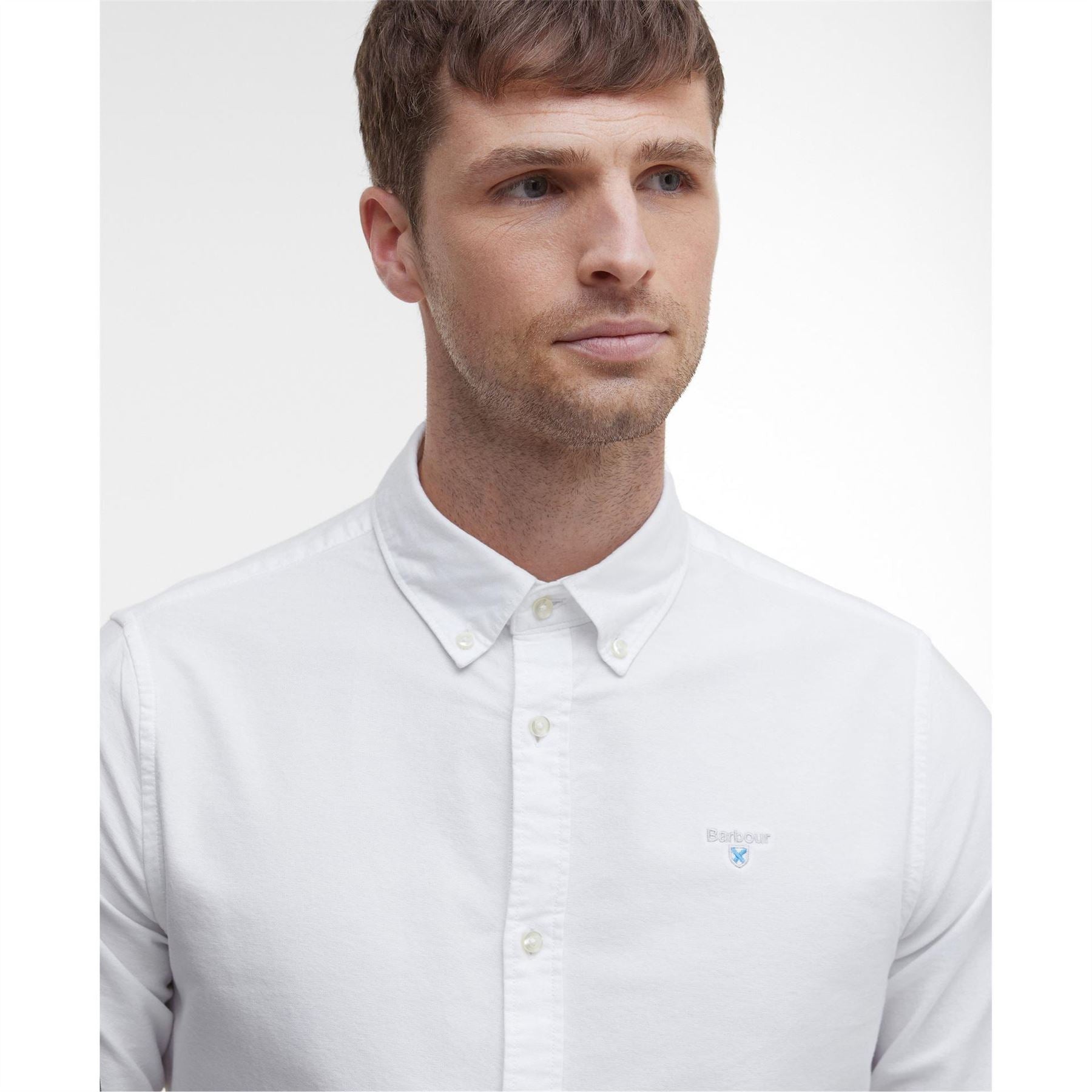 Barbour Oxford Button Down Plain Shirt