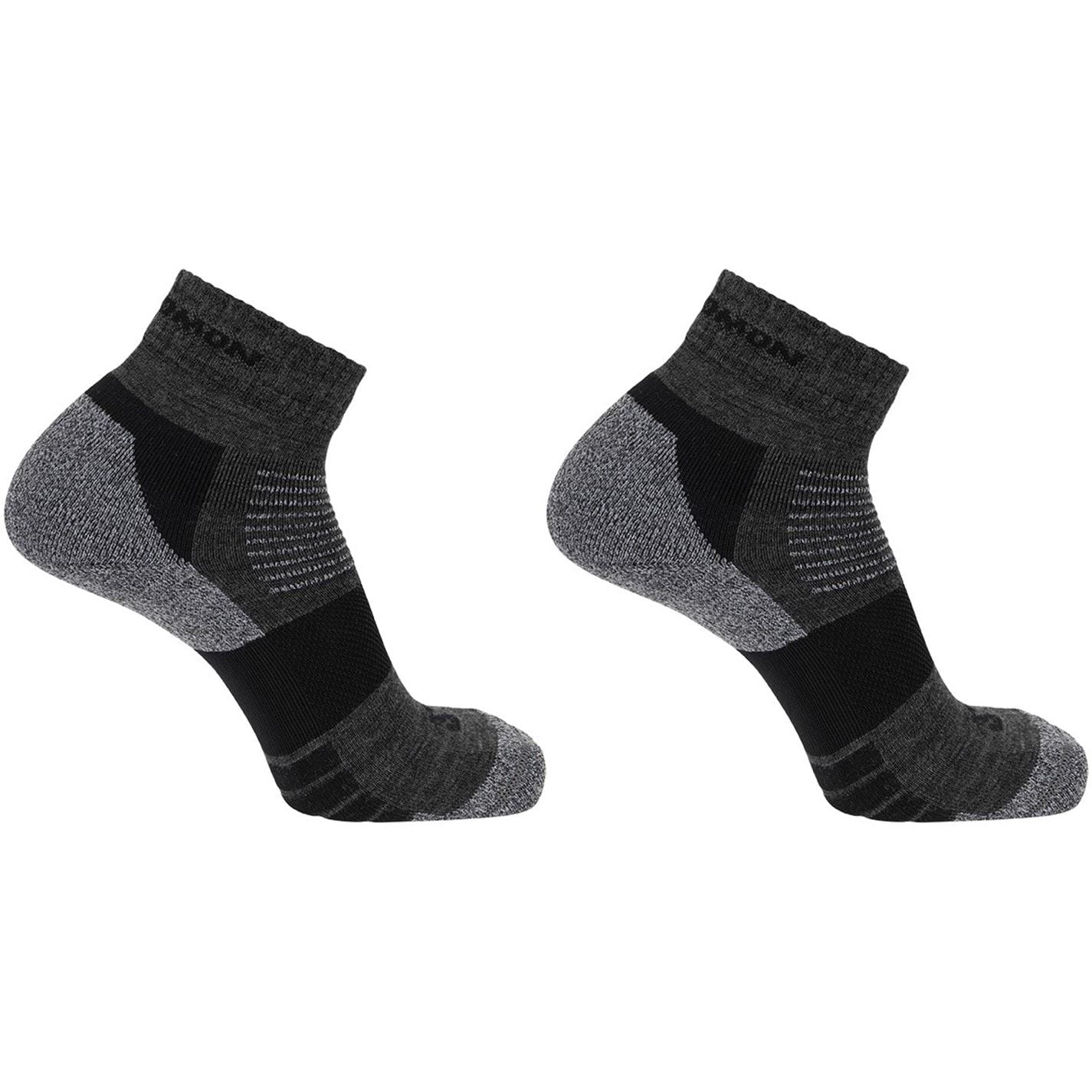 Salomon Merino Quarter 2 Pack Walking Socks Unisex