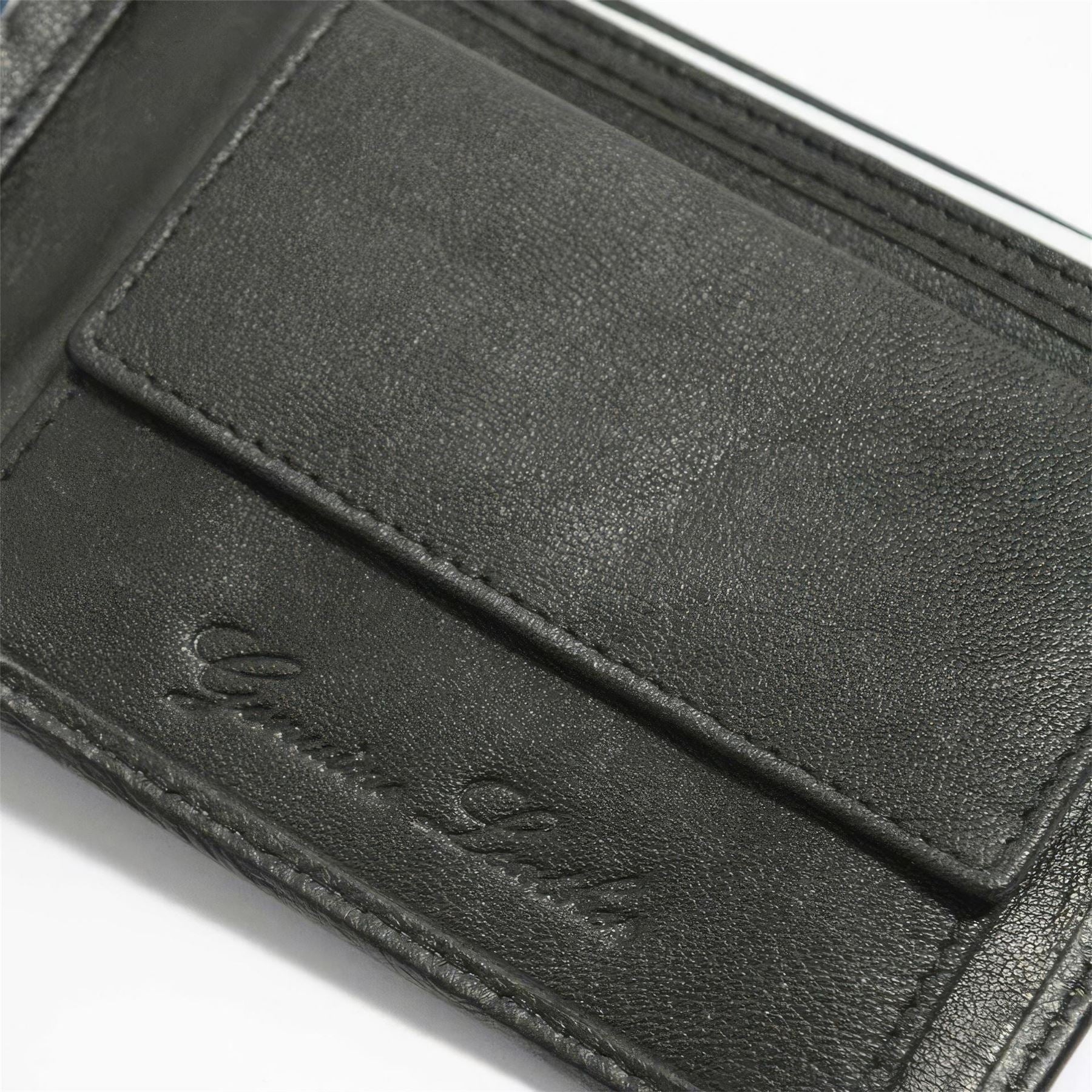 Lambretta Punched Leather Billfold Wallet