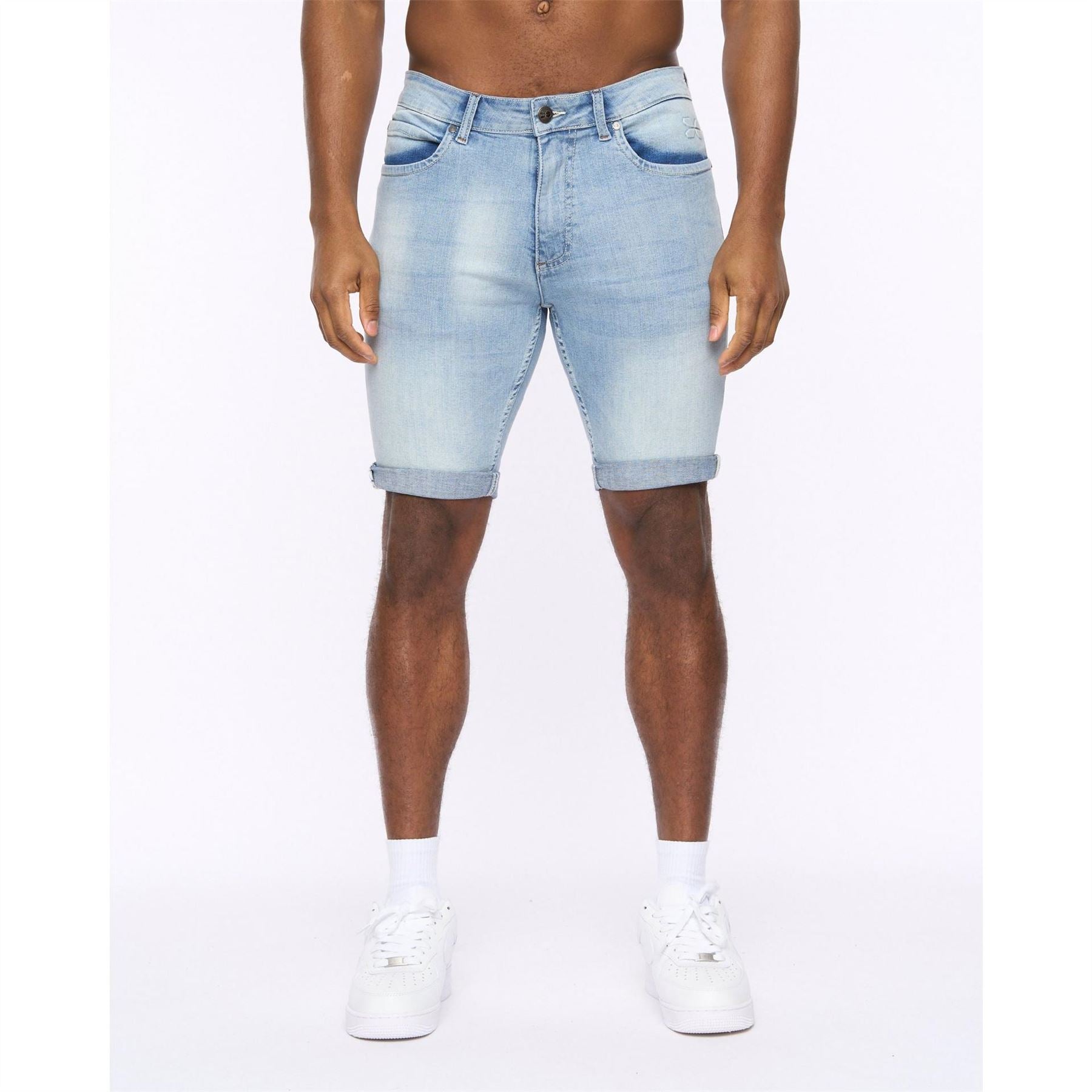 Crosshatch Tonwin Denim Shorts