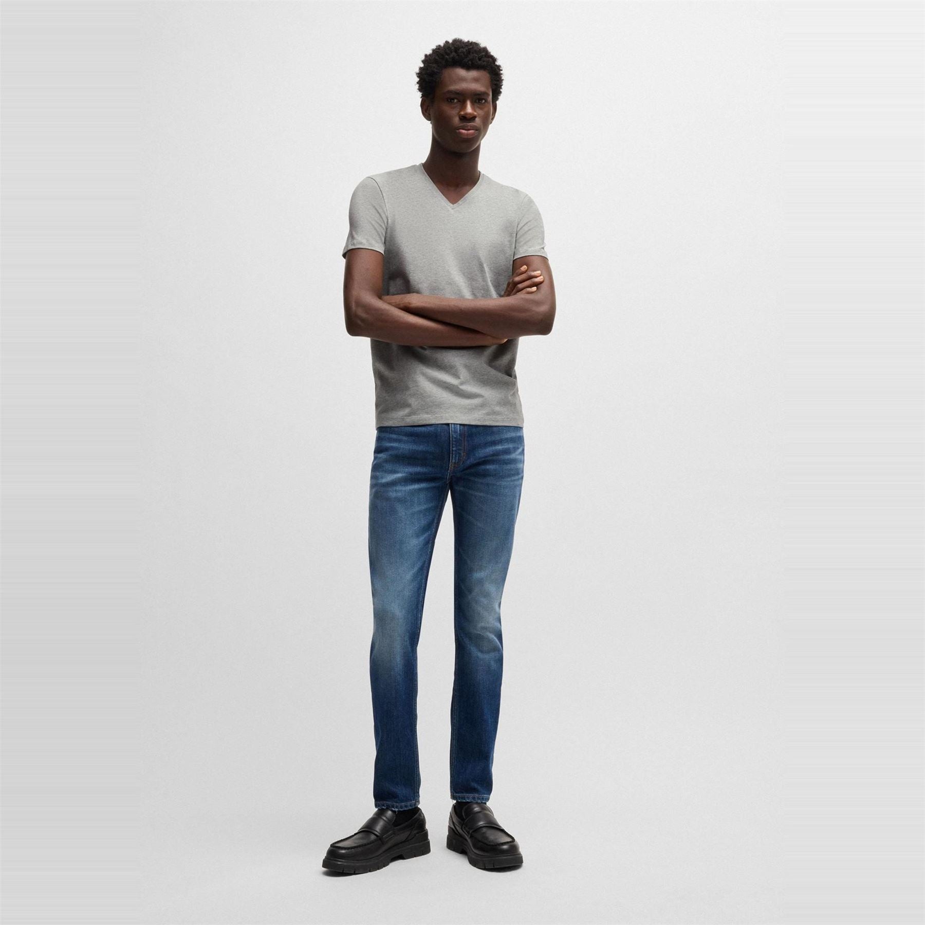 Hugo Short Sleeve V Neck T-Shirt