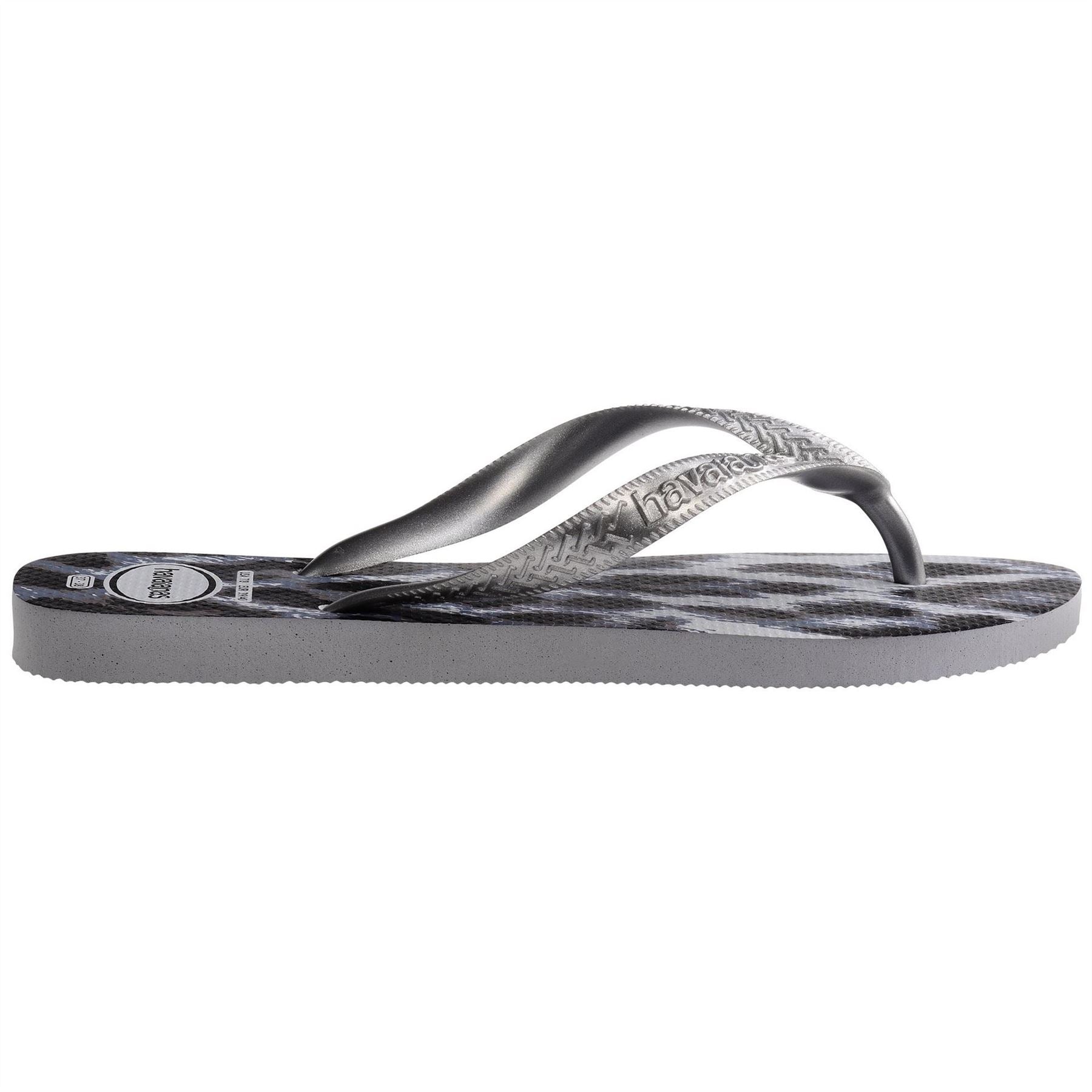 Havaianas Womens Hav. Top Animals Grey Silver Ice Gr Flip Flops
